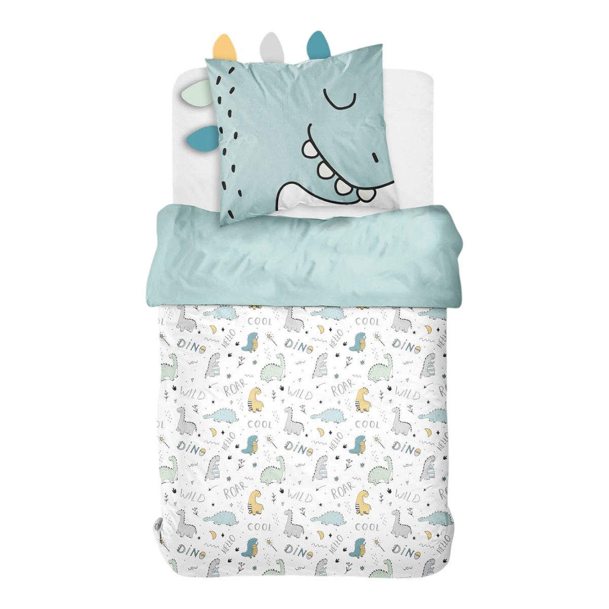 Printed cotton bed set TODAY LINGE DE MAISON Blue