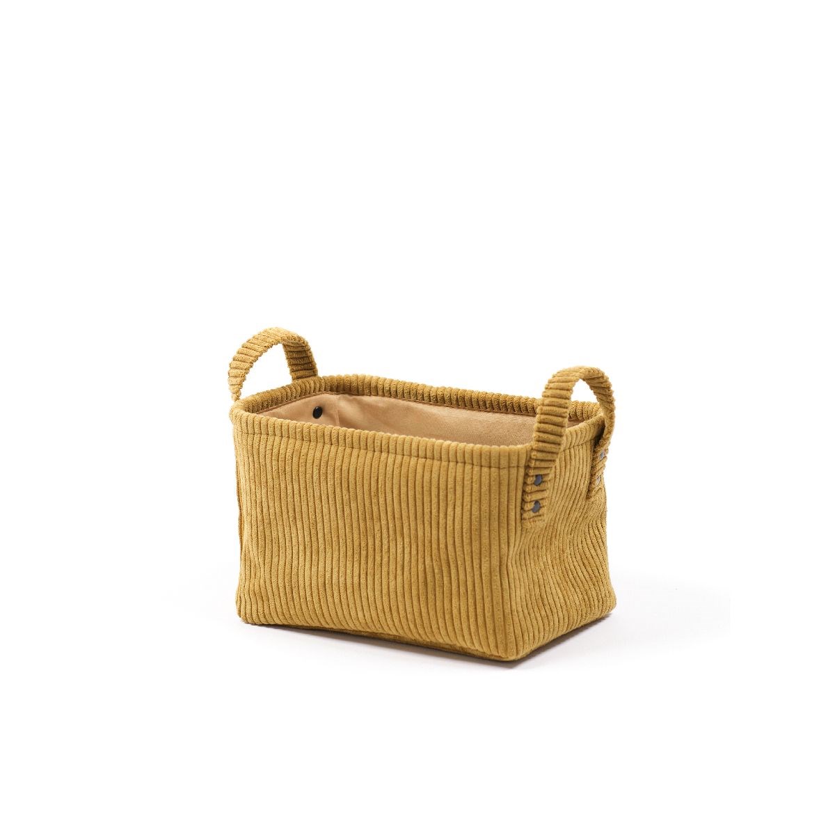 Panier de rangement rectangle en velours FACTORY Marron