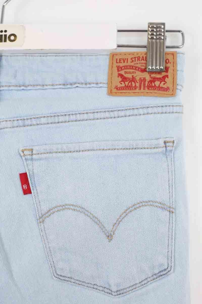 Cotton skinny jeans LEVI'S - Seconde main Blue