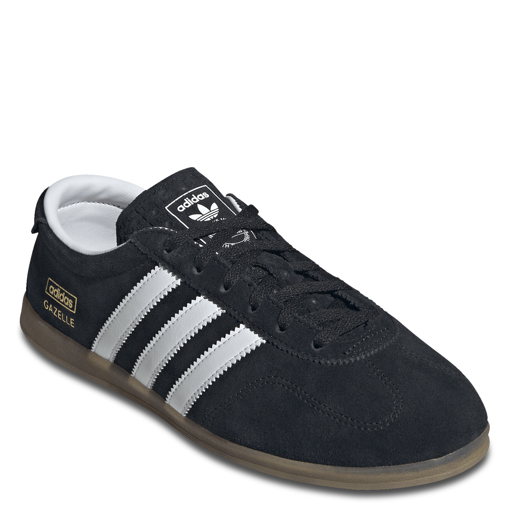 Baskets basses en cuir velours ADIDAS Noir
