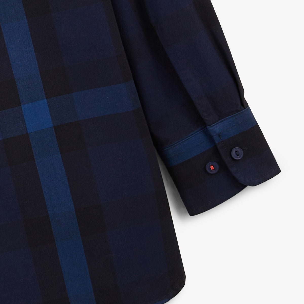 Long-sleeved velvet shirt SERGE BLANCO Blue