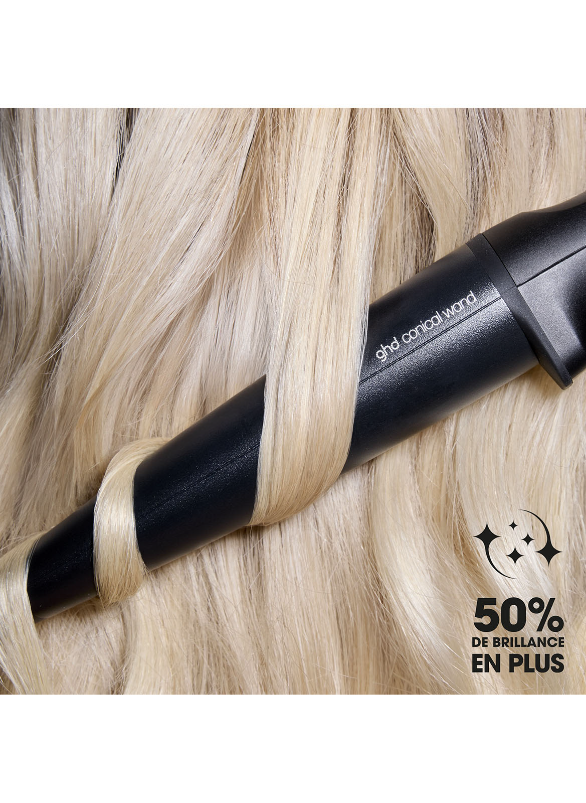GHD CHRONOS CURVE CONICAL WAND CURLER GHD Noir