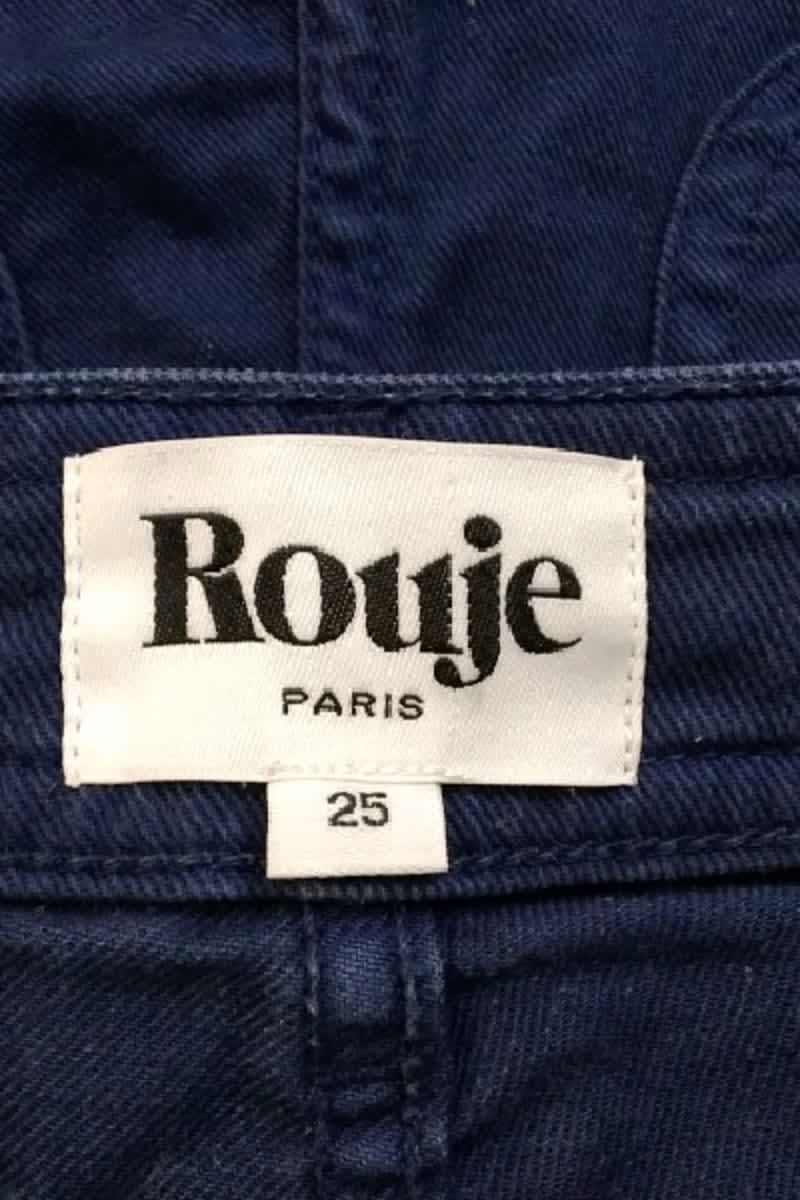 Straight cotton-blend pants ROUJE - Seconde Main Blue