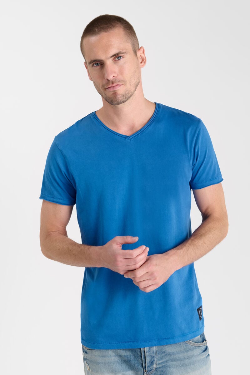 Tommy Badge T-shirt LE TEMPS DES CERISES Blue