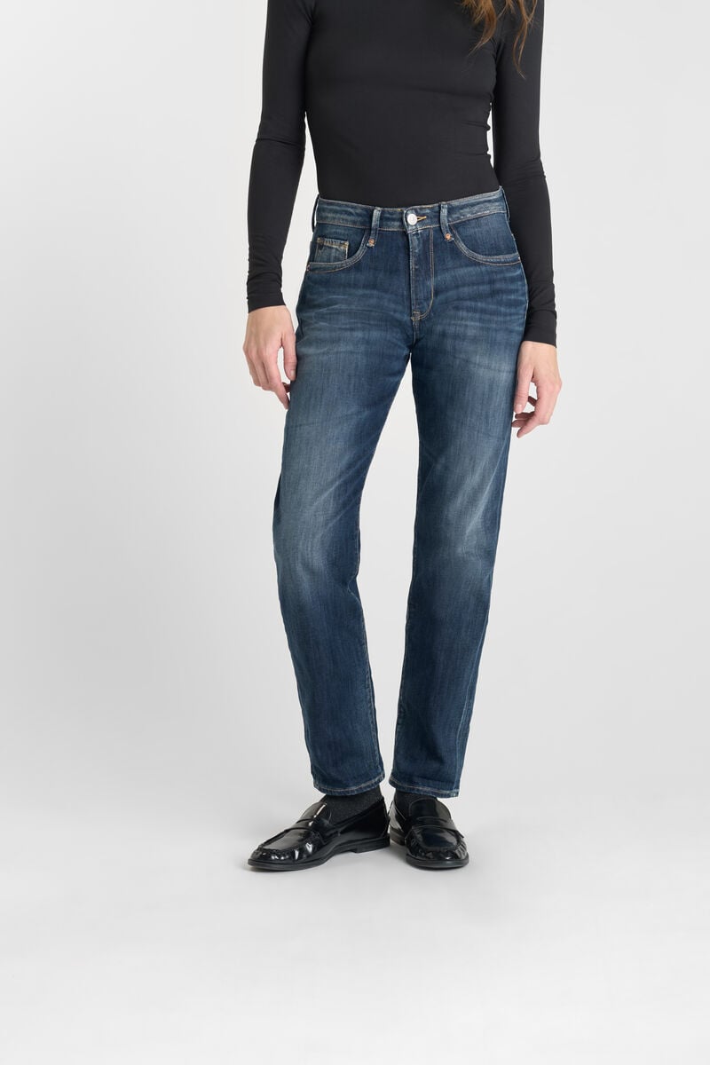 Loose jeans, wide, length 34 LE TEMPS DES CERISES Blue