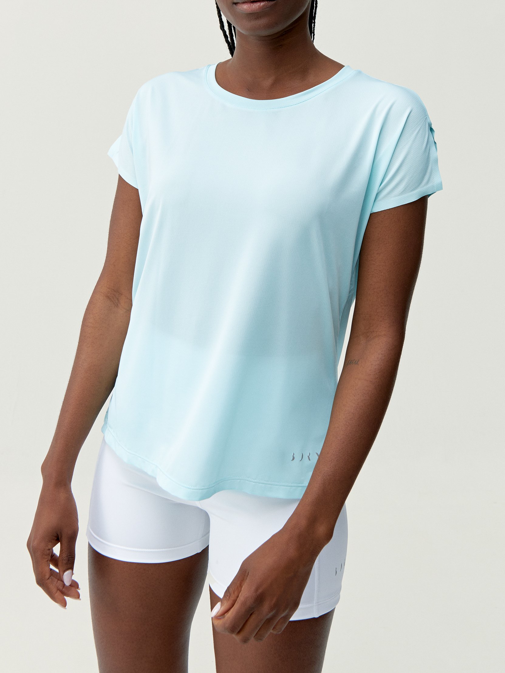 Open back t-shirt BORN LIVING YOGA Blue