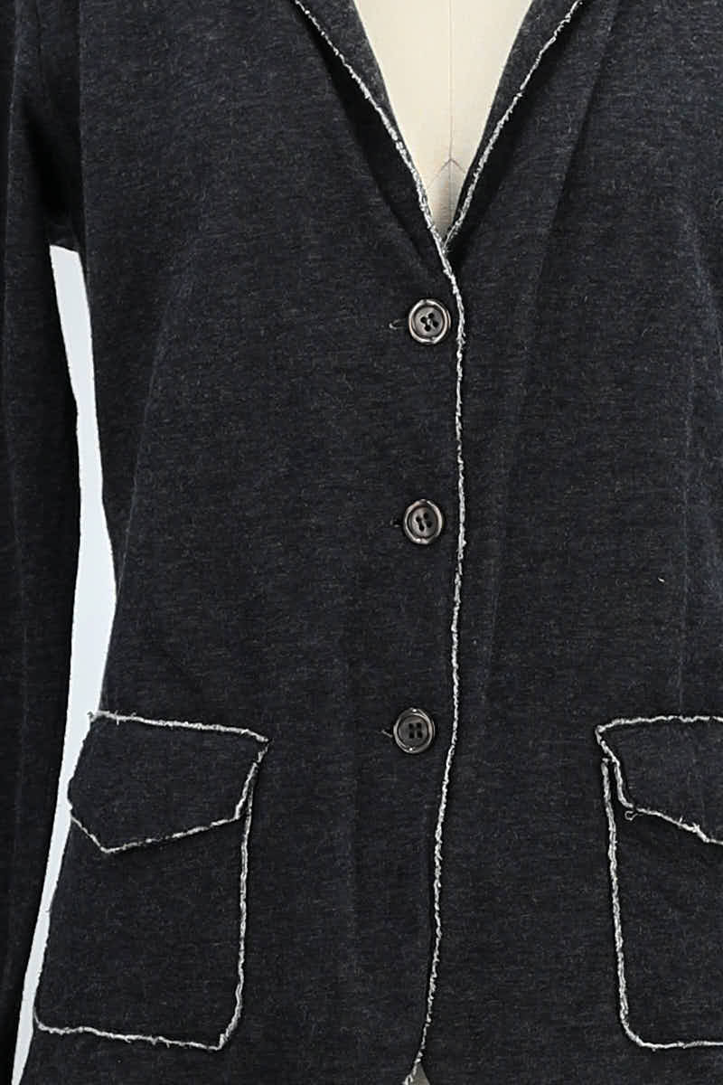 Blazer MAJESTIC FILATURES - SECONDE MAIN Grey