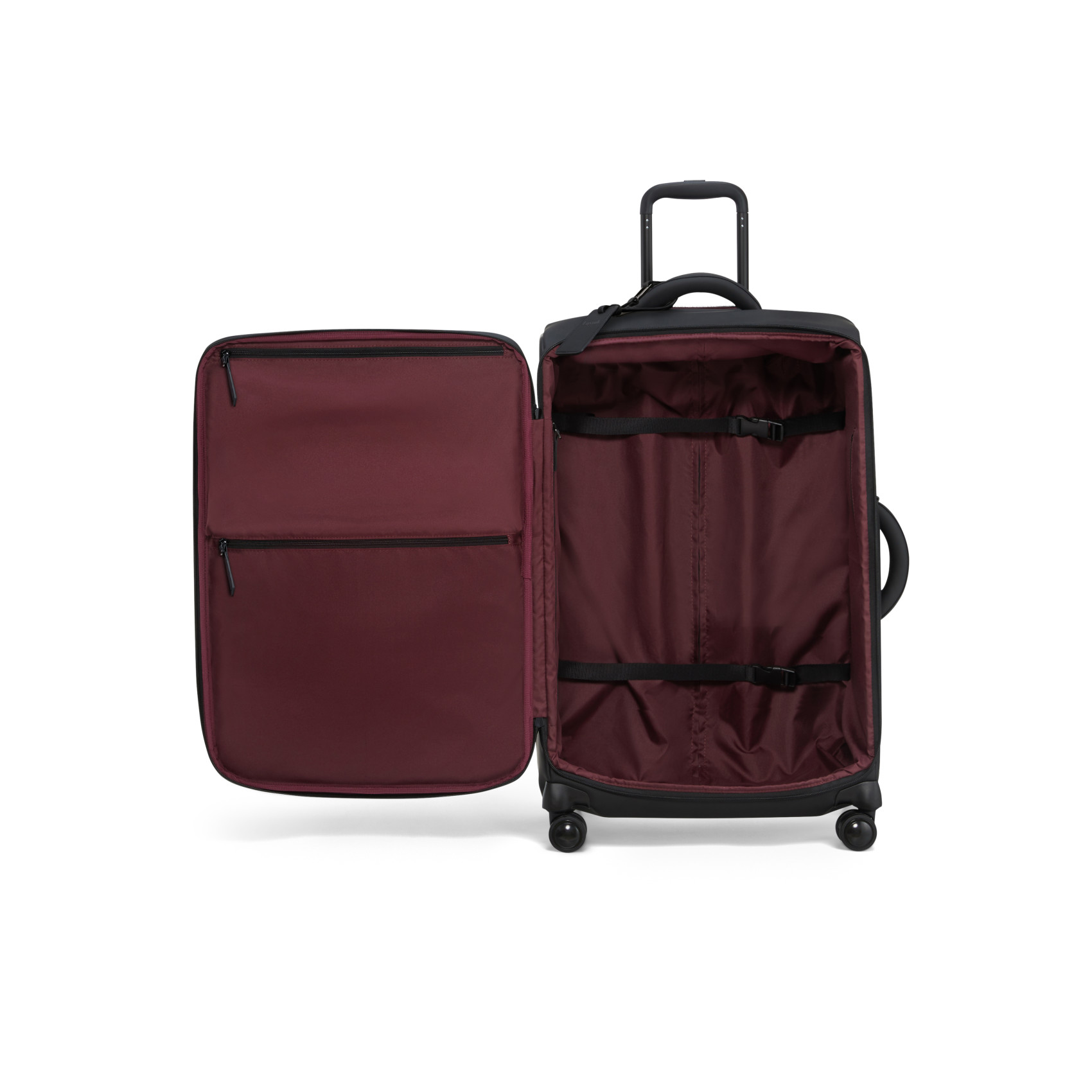 Lost in Berlin 4-Wheel Suitcase Size L LIPAULT Black