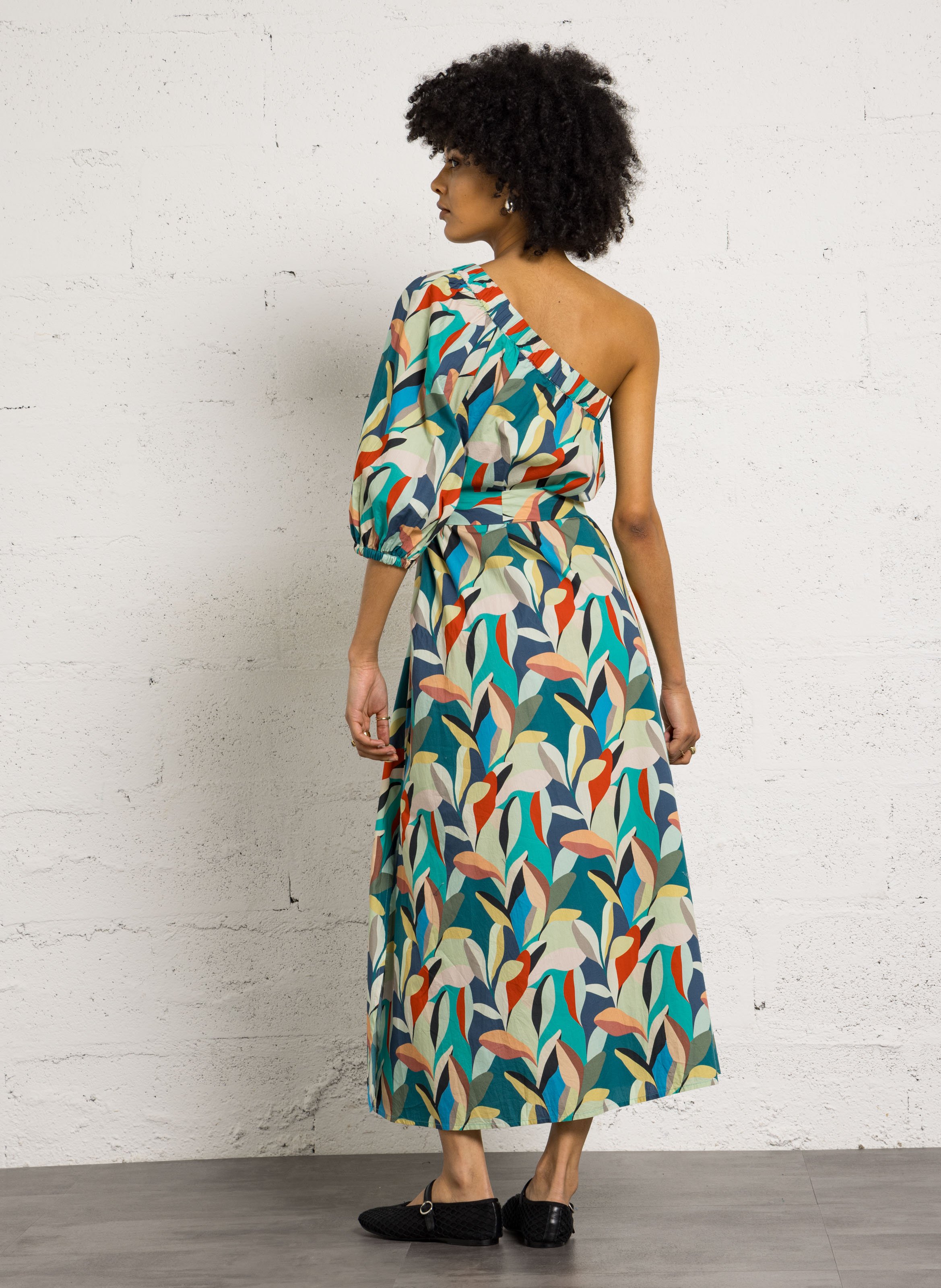 Robe midi à imprimé floral PETITE MENDIGOTE Multicolore