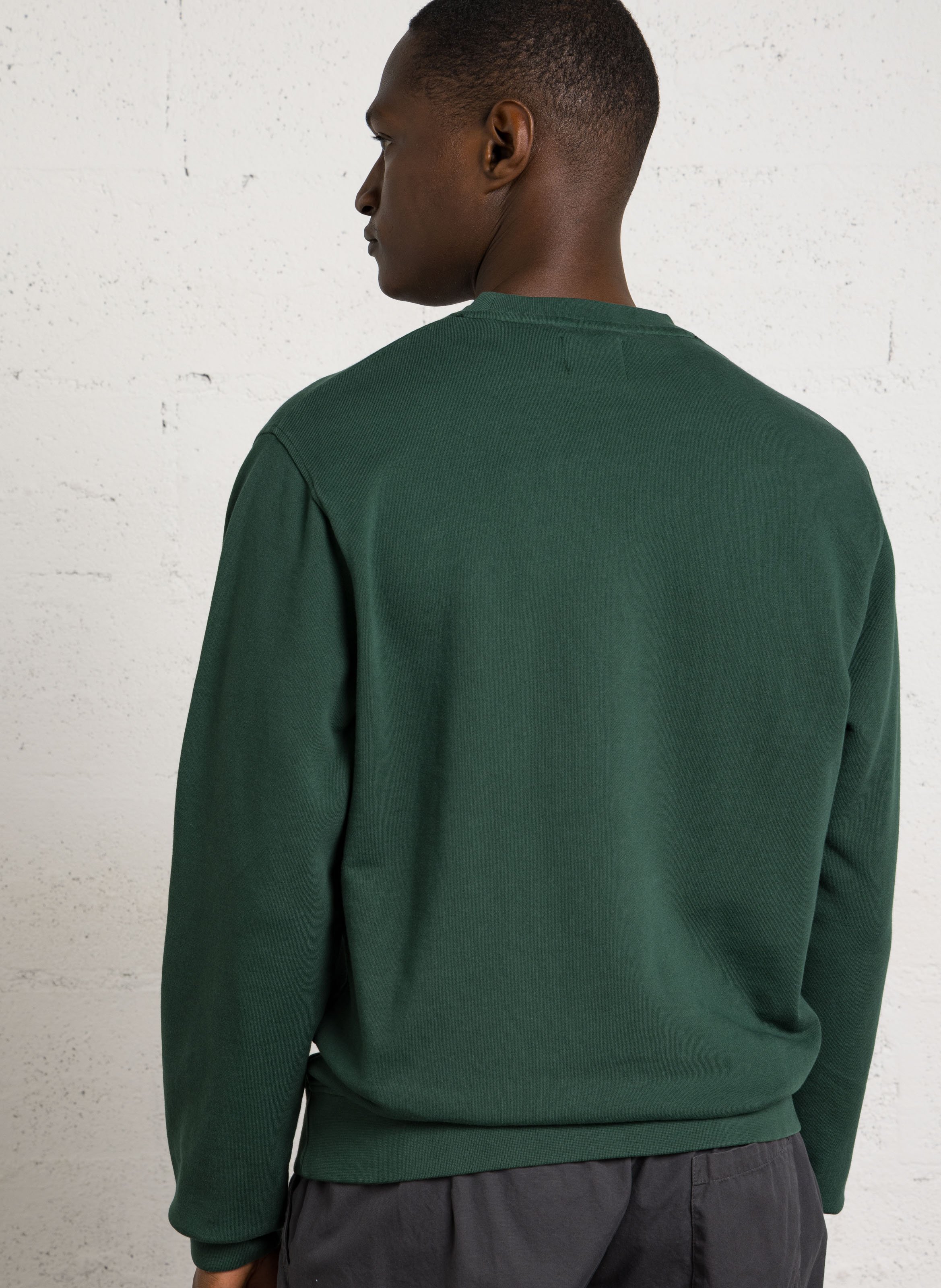 Rundhals-Sweatshirt aus Bio-Baumwolle, Regular Fit COLORFUL STANDARD Grun