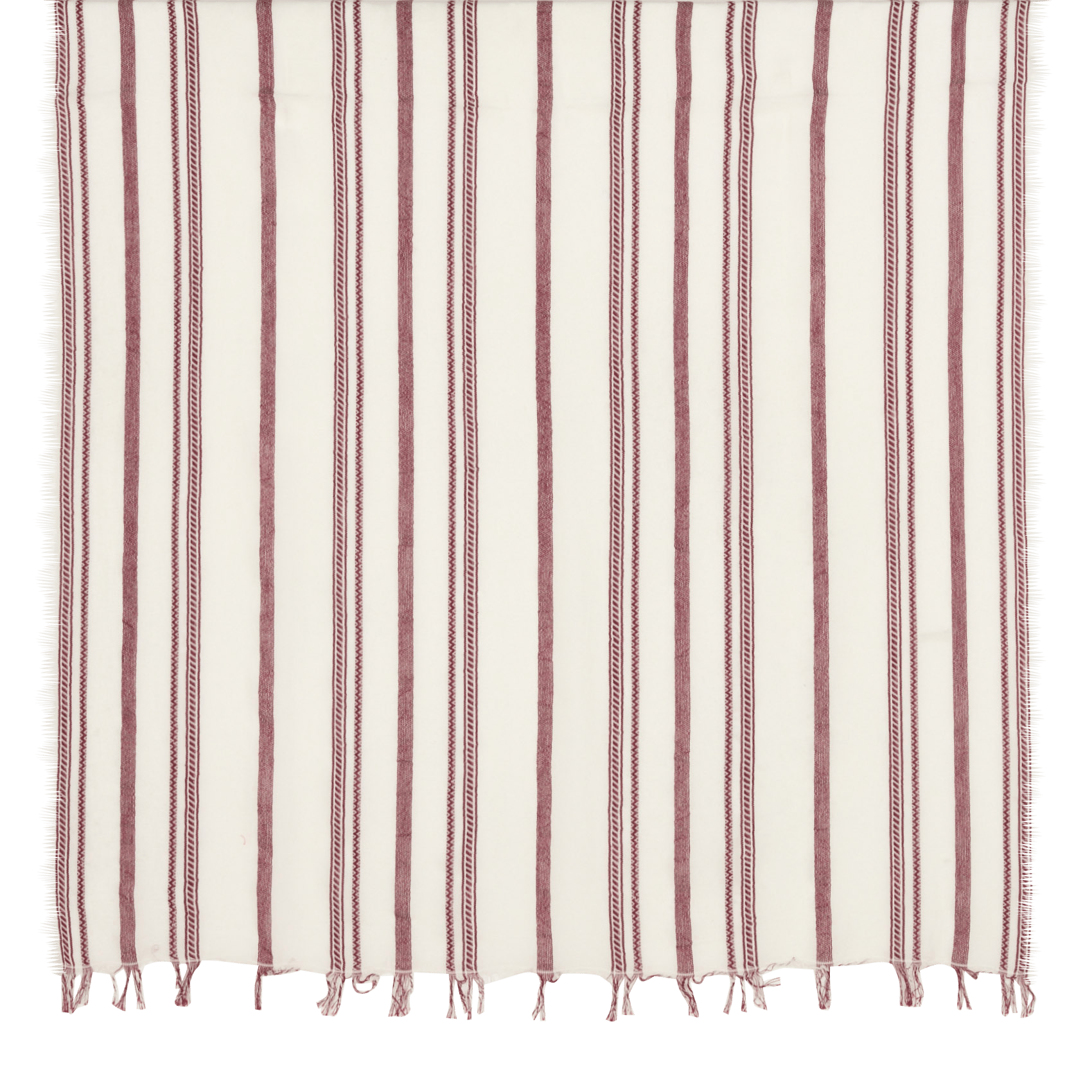 Foulard en coton LA FEE MARABOUTEE Marron