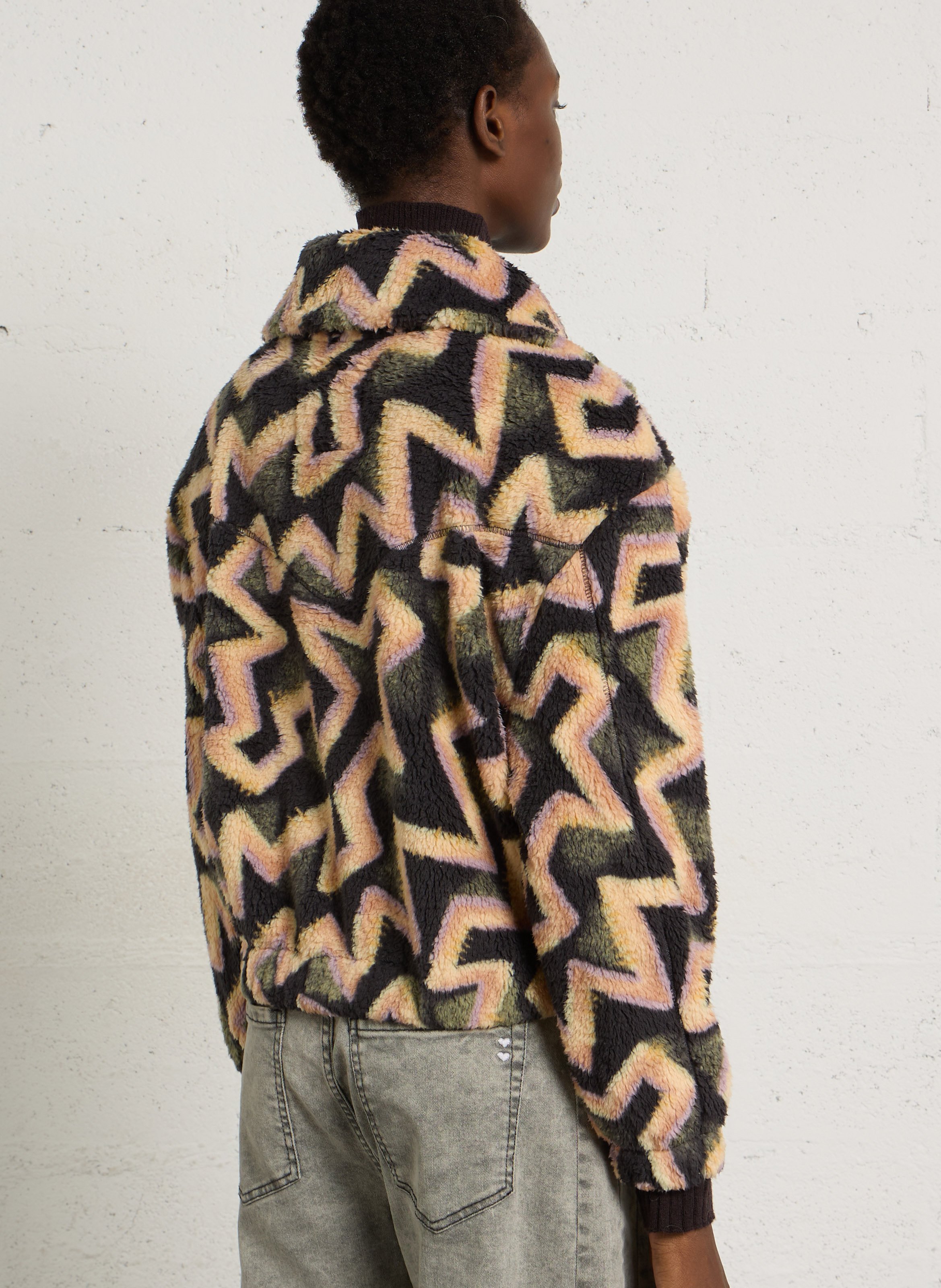 Gerade Fleecejacke mit Stehkragen BILLABONG Mehrfarbig