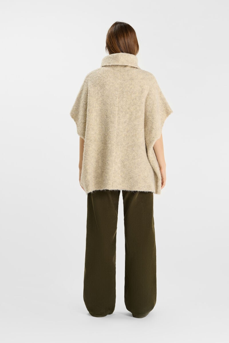 High-neck sweater LE TEMPS DES CERISES Beige