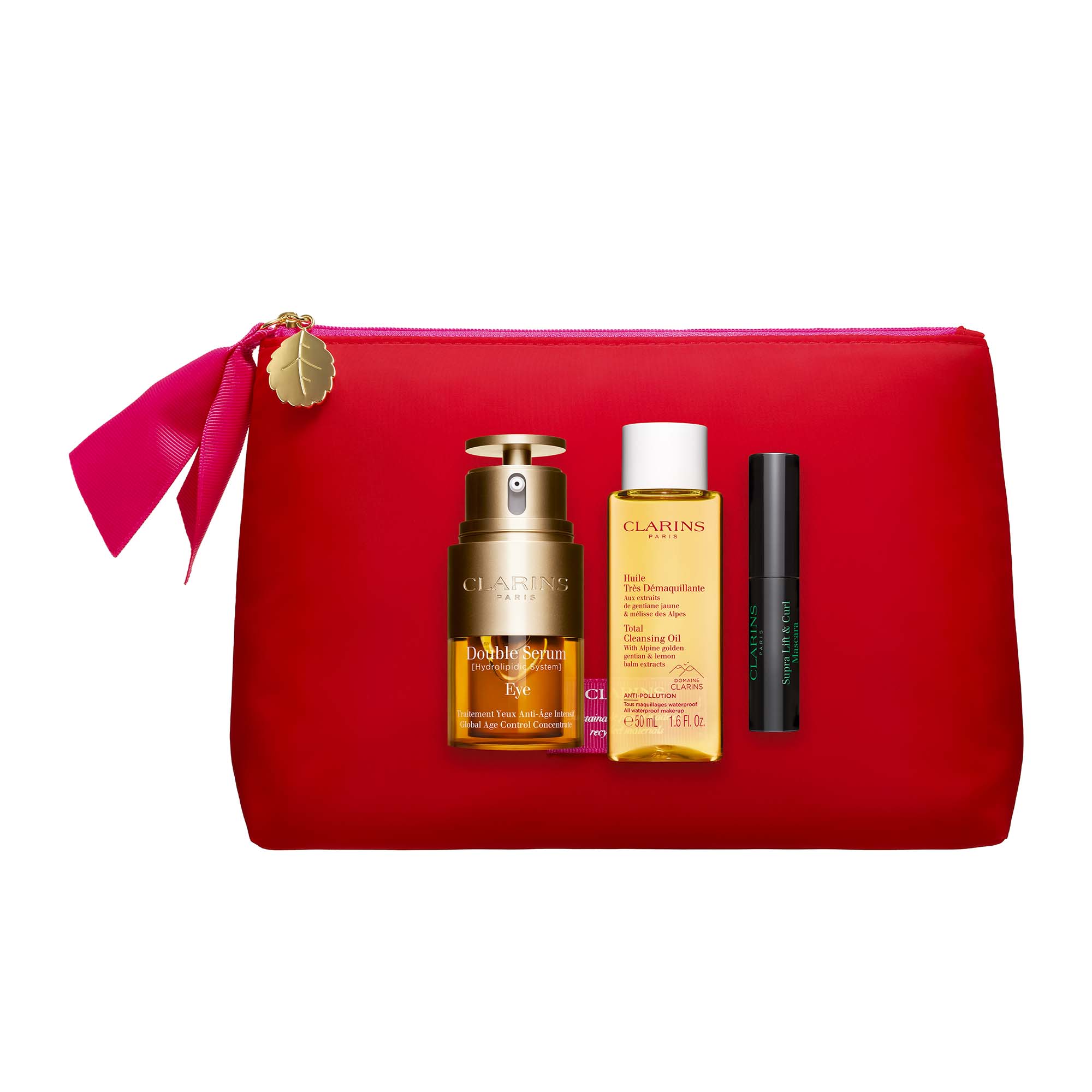Kerstgeschenkset 2022 - Double Serum - Oogcontourserum en oogmake-up CLARINS No color