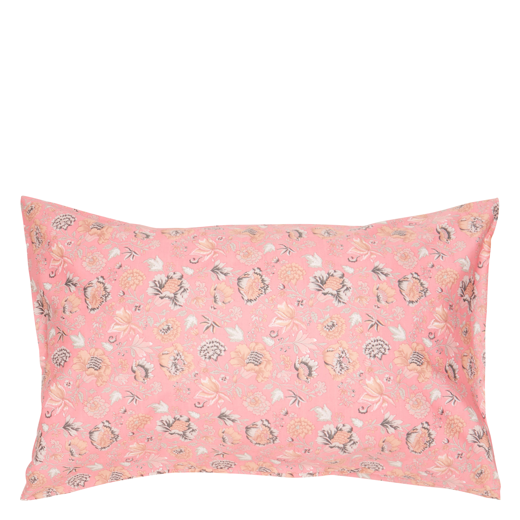 Floral Print Organic Cotton Pillowcase Straw Bohemian Hindi Louise