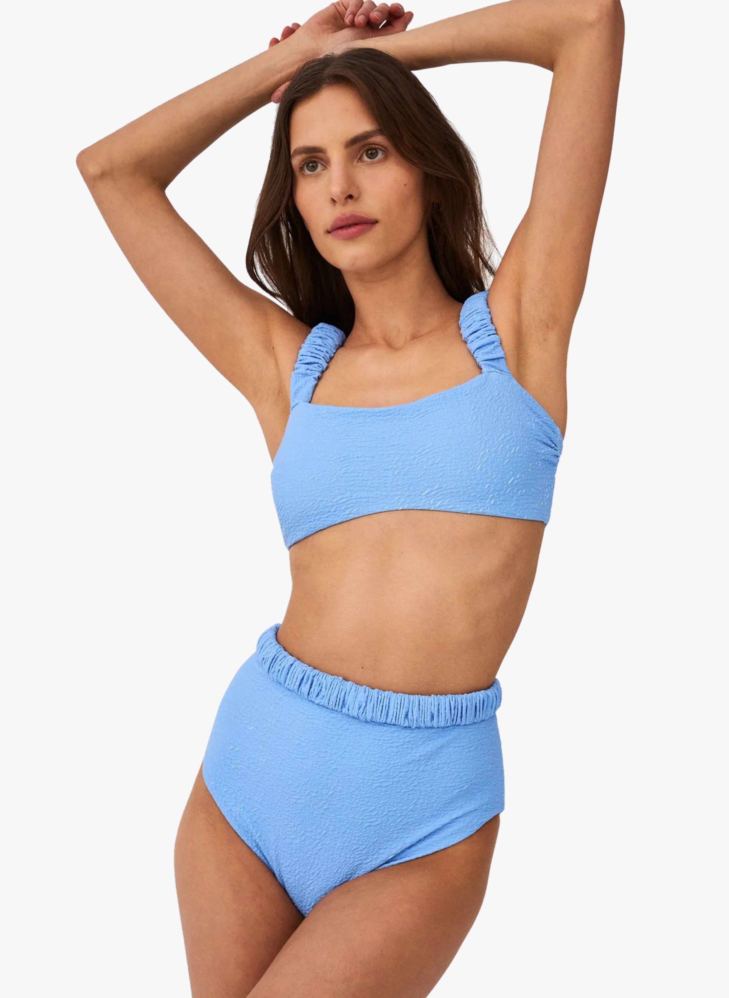 Bas de bikini texturé UNDRESS CODE Bleu
