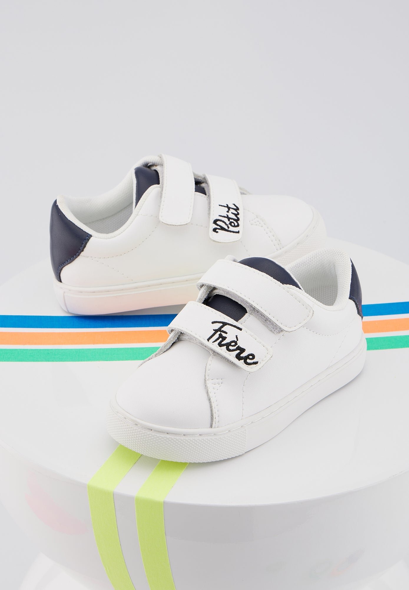 Sneakers en cuir BONS BAISERS PARIS Blanc