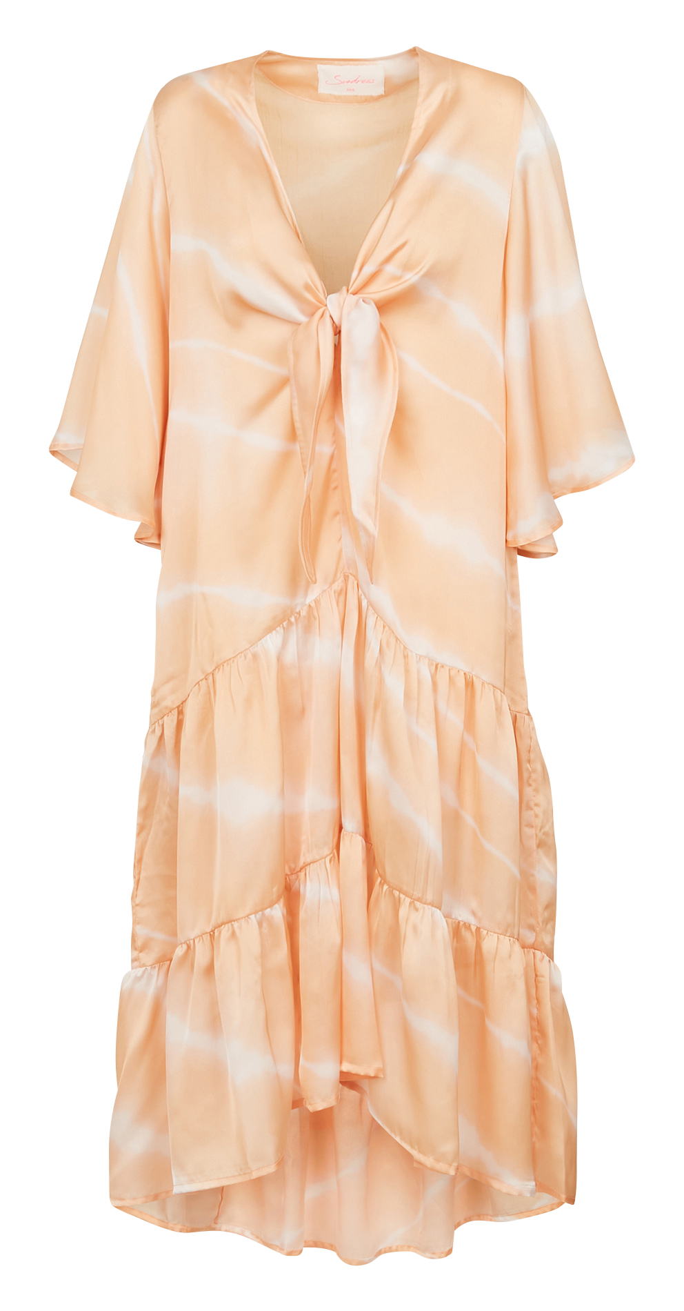 Robe midi décolleté imprimée  SUNDRESS Multicolore