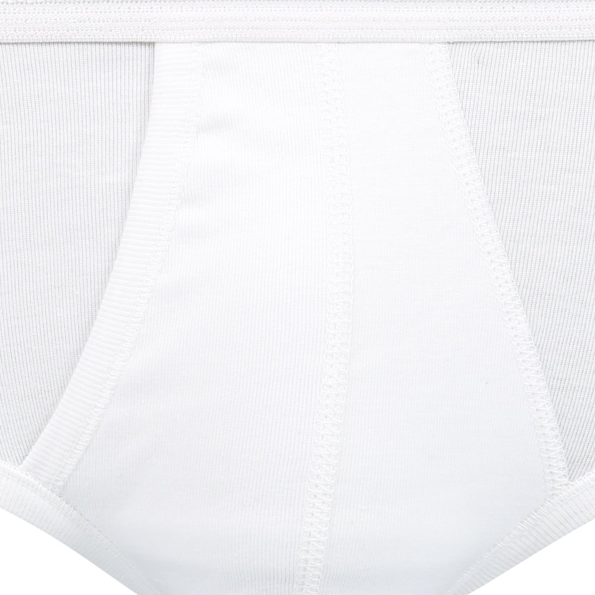 High-rise open pure premium cotton panties White