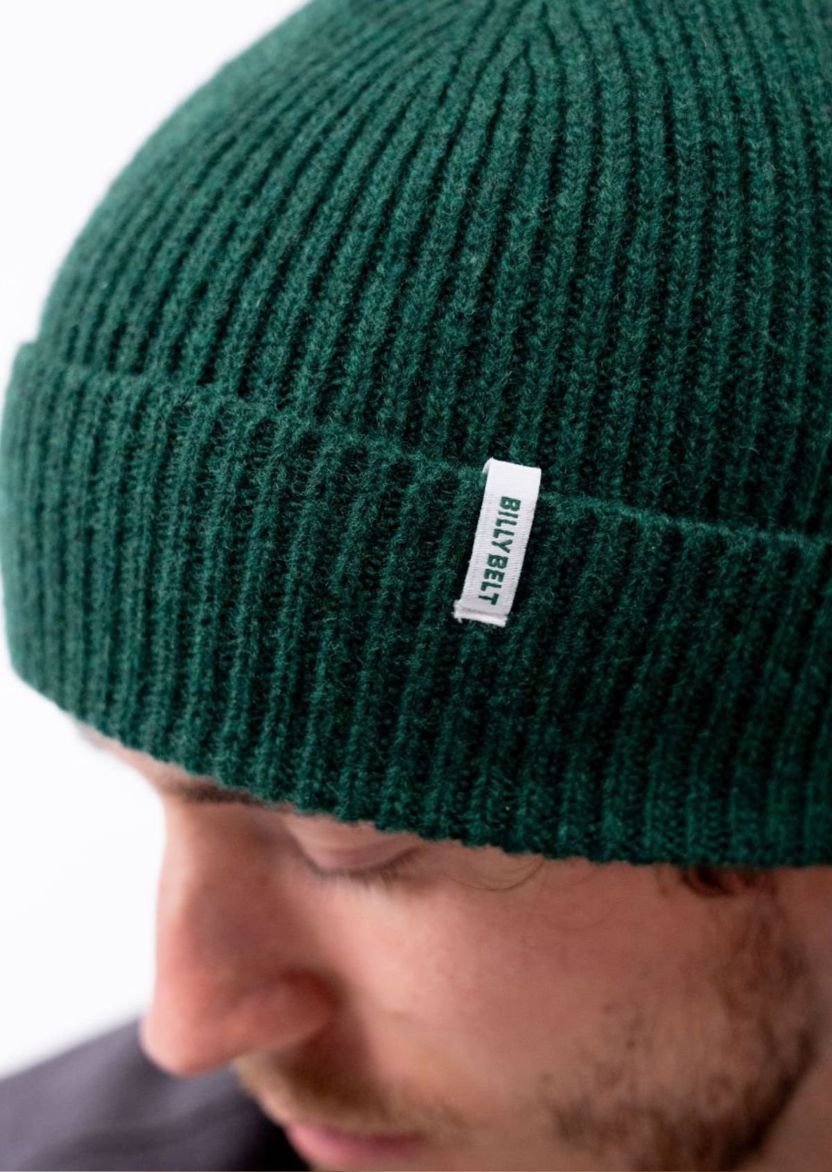 Lamb's wool beanie BILLYBELT Green