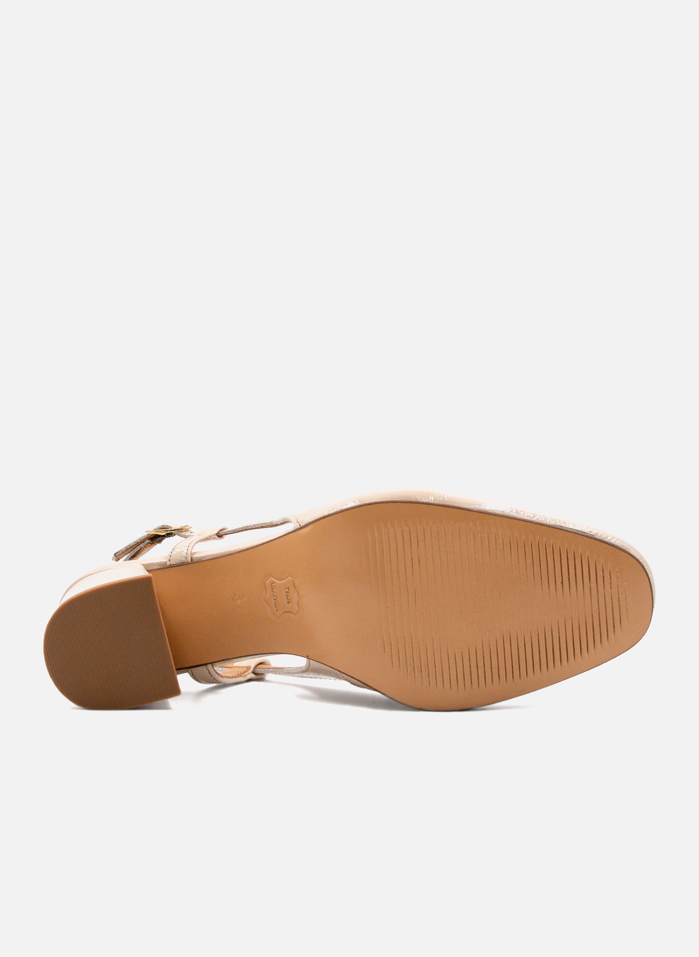 Patent leather slingbacks JULES & JENN White