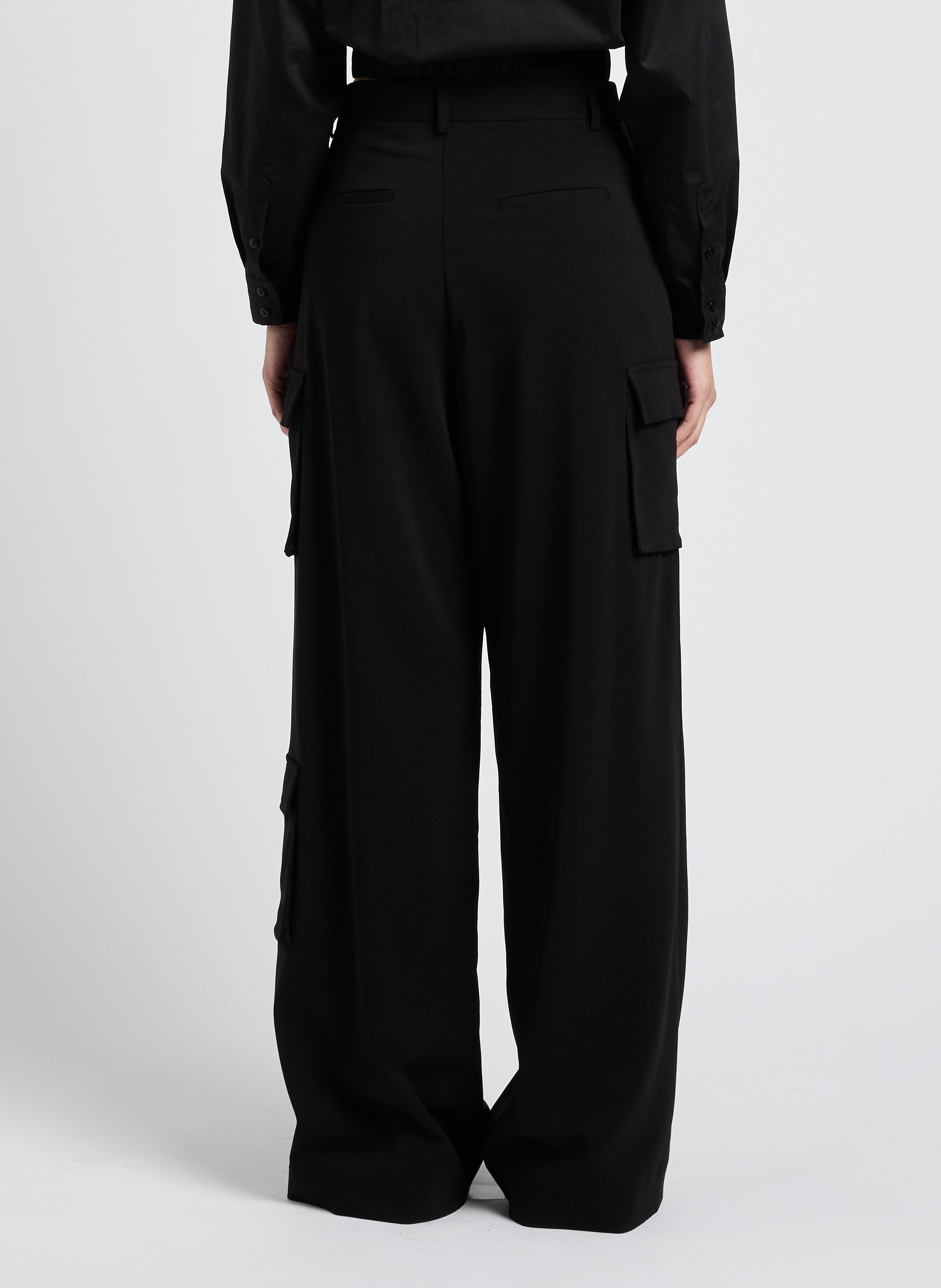 Wide trousers Black