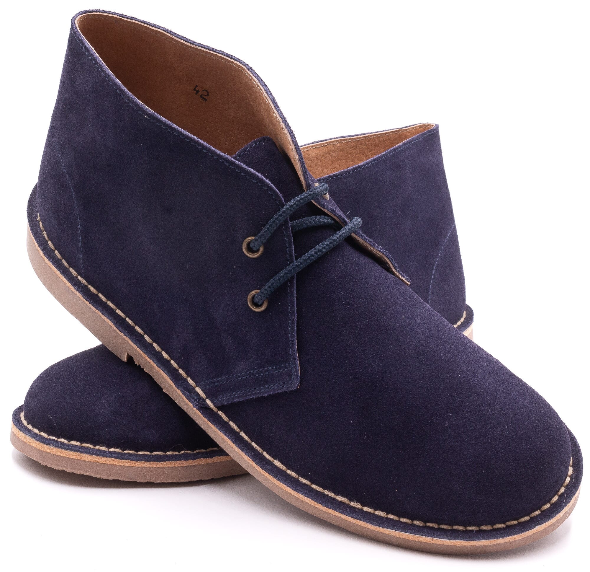 Desert boots en daim Boni & Sidonie Bleu