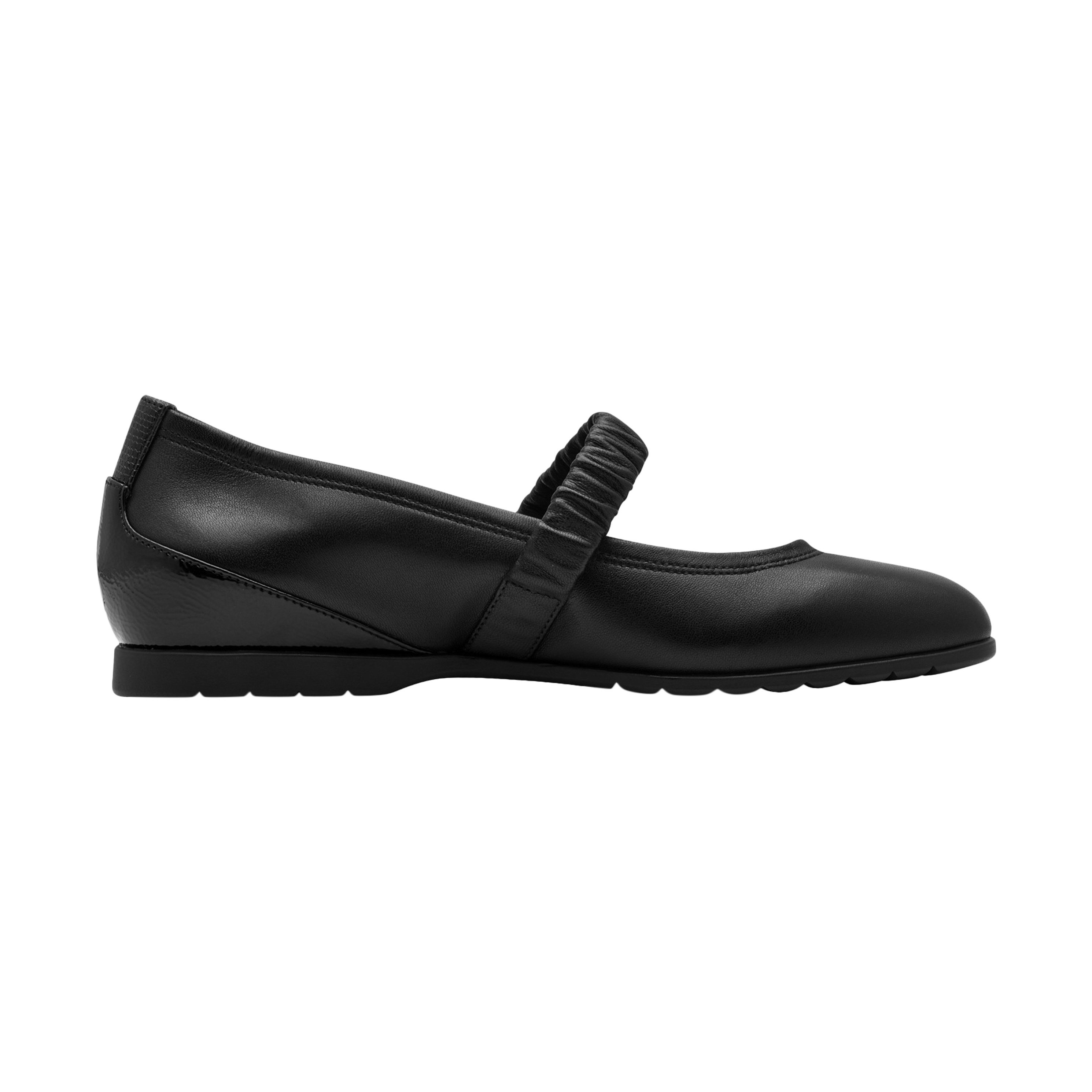 Leather ballet pumps TAMARIS Black