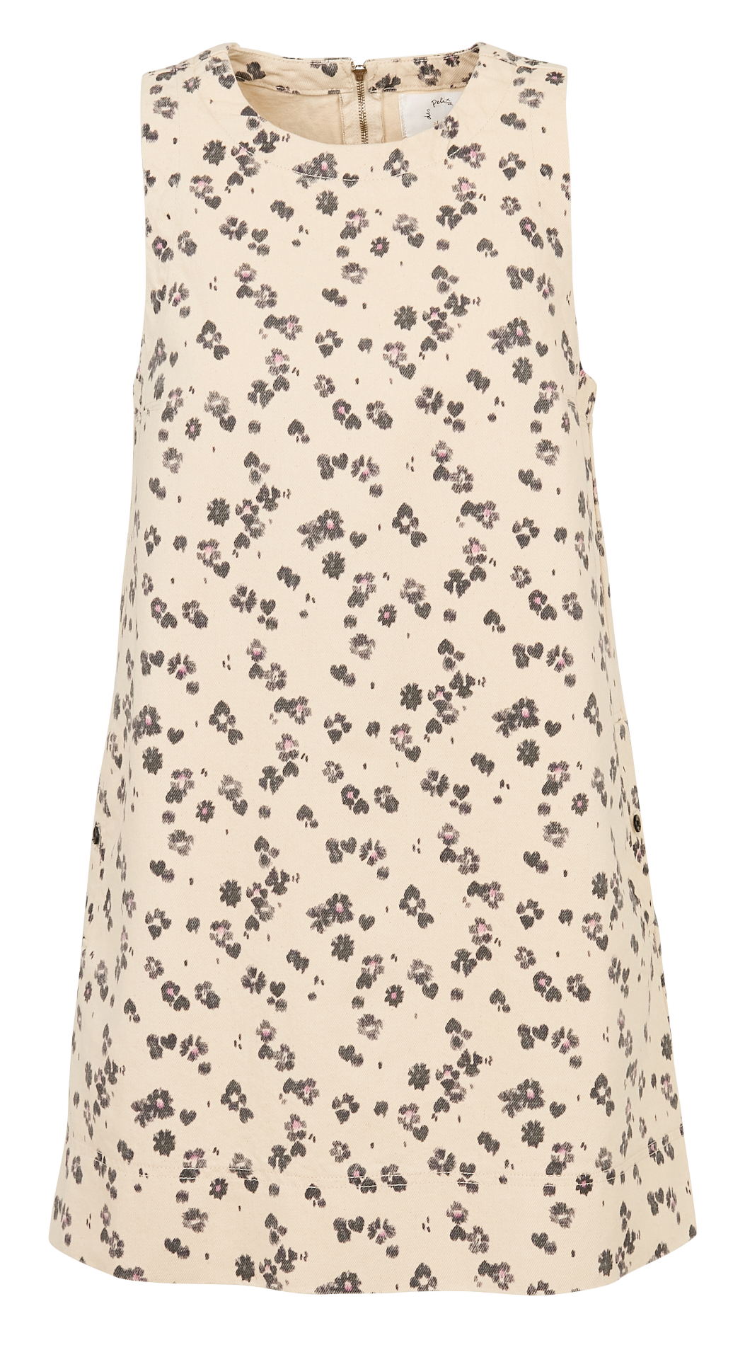 Gerende jurk van katoen DES PETITS HAUTS Wit