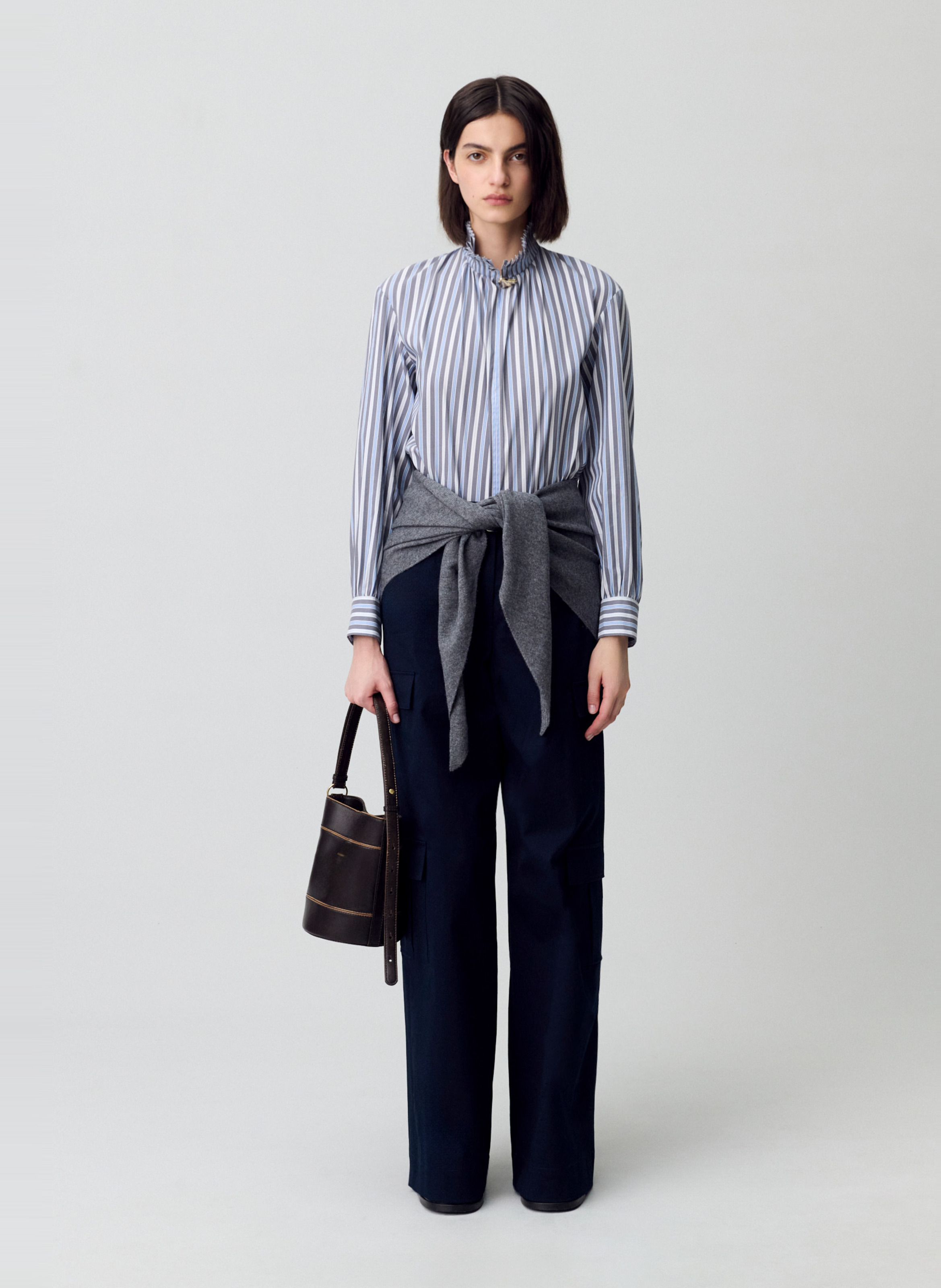 Victorian collar cotton blouse CLAUDIE PIERLOT Multicolored