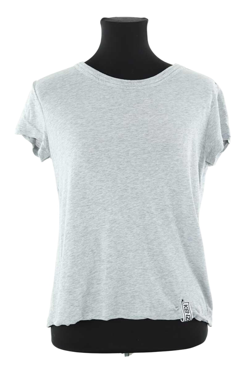 Cotton T-shirt KENZO - SECONDE MAIN Grey