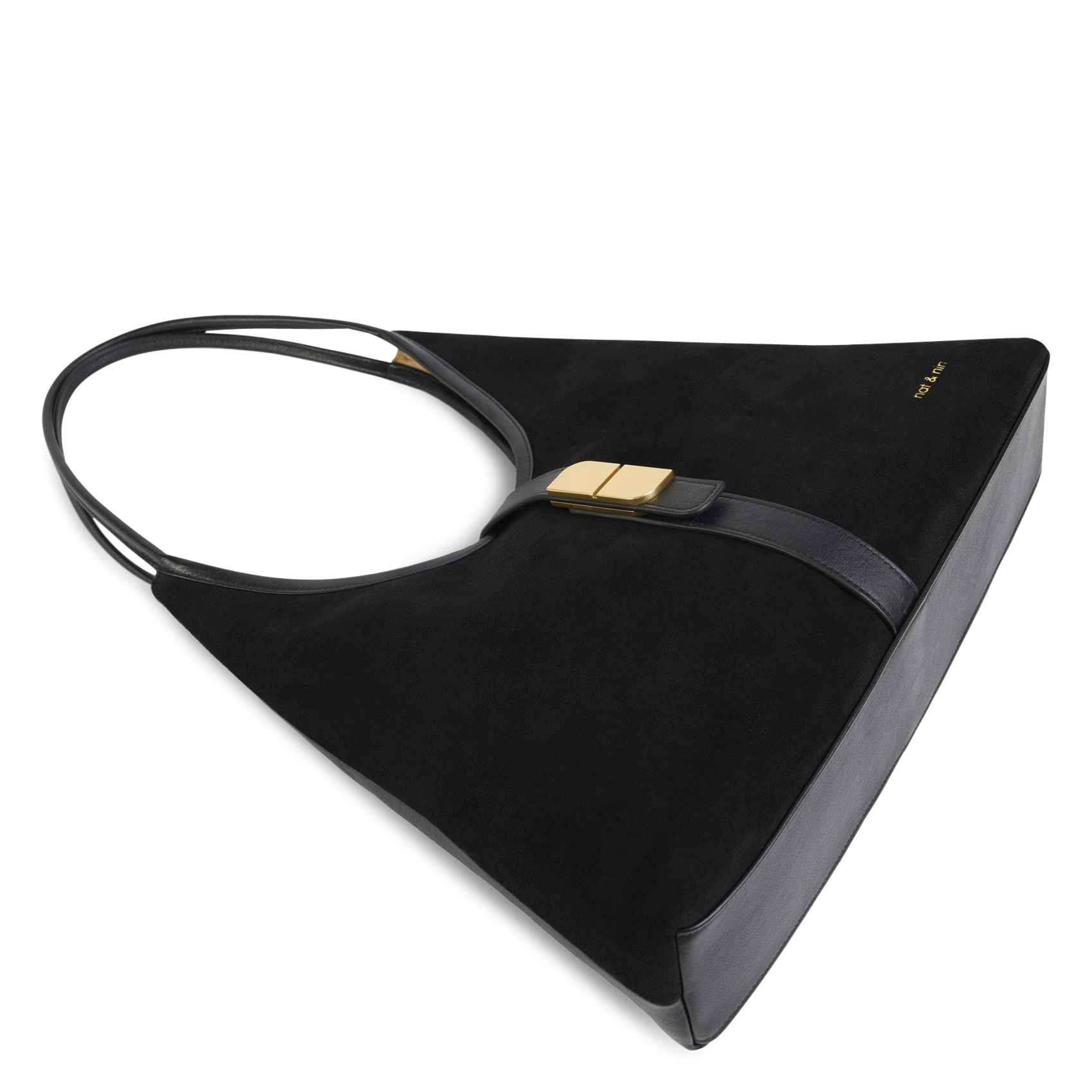 Capriccio - Hobo-Bag, aus Leder NAT & NIN Schwarz