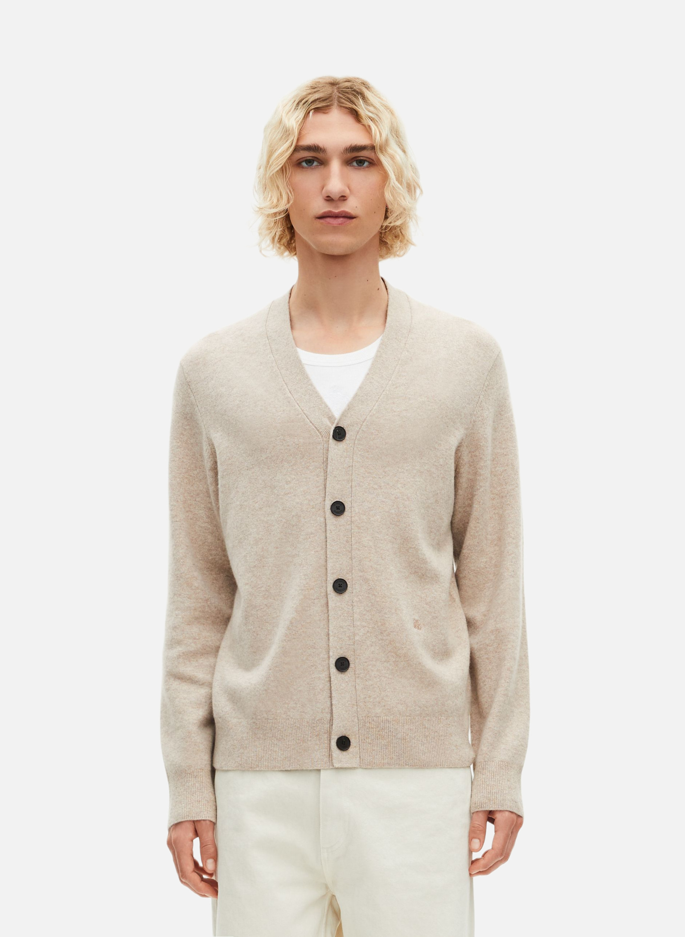 Cashmere cardigan THE KOOPLES Beige