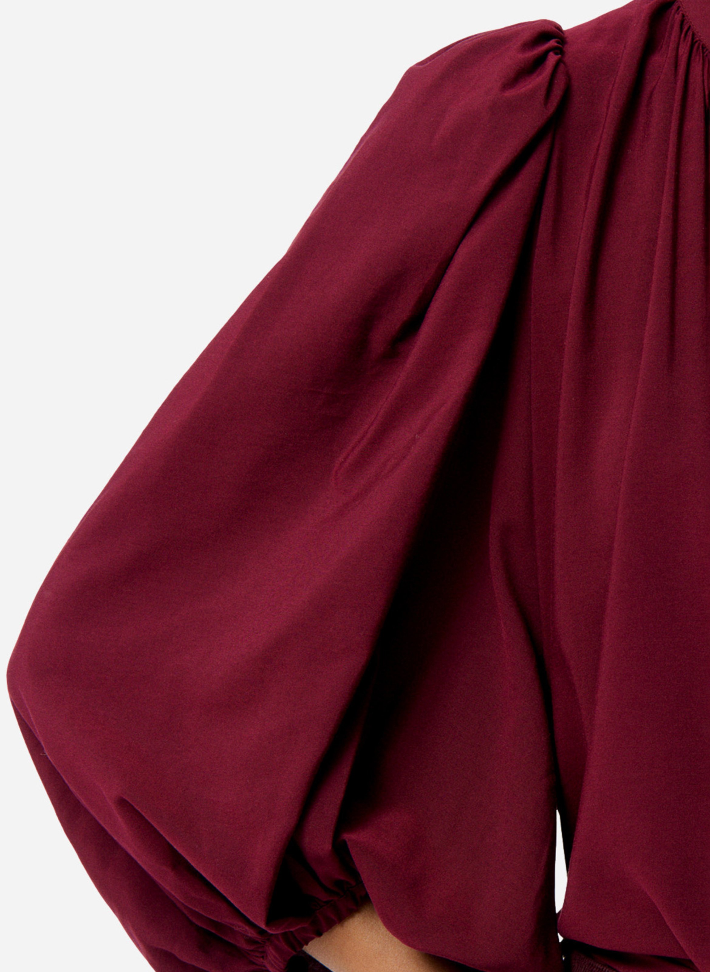 Oversized blouse with Tunisian collar VANESSA BRUNO Purple