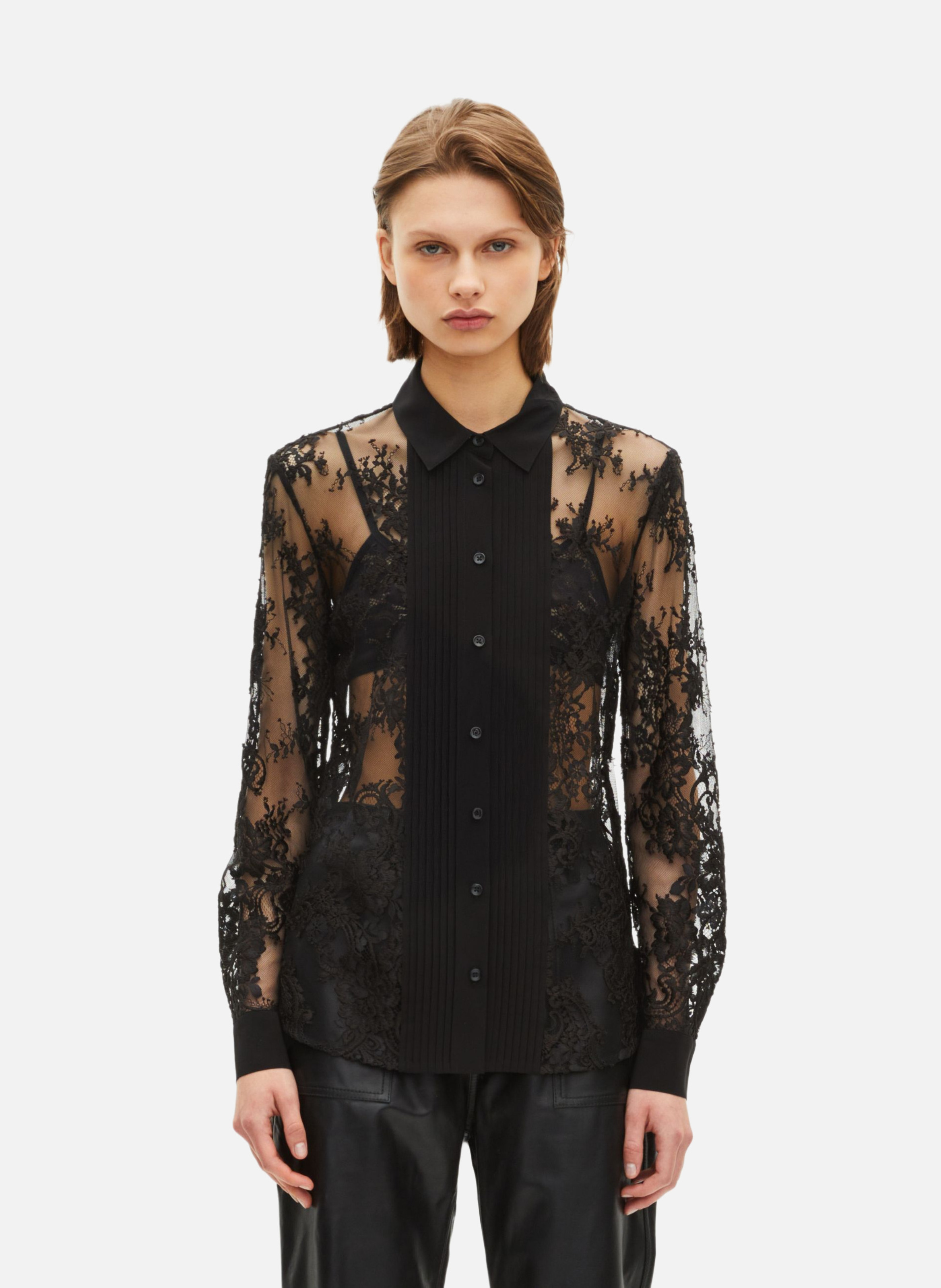 Lace shirt THE KOOPLES Black