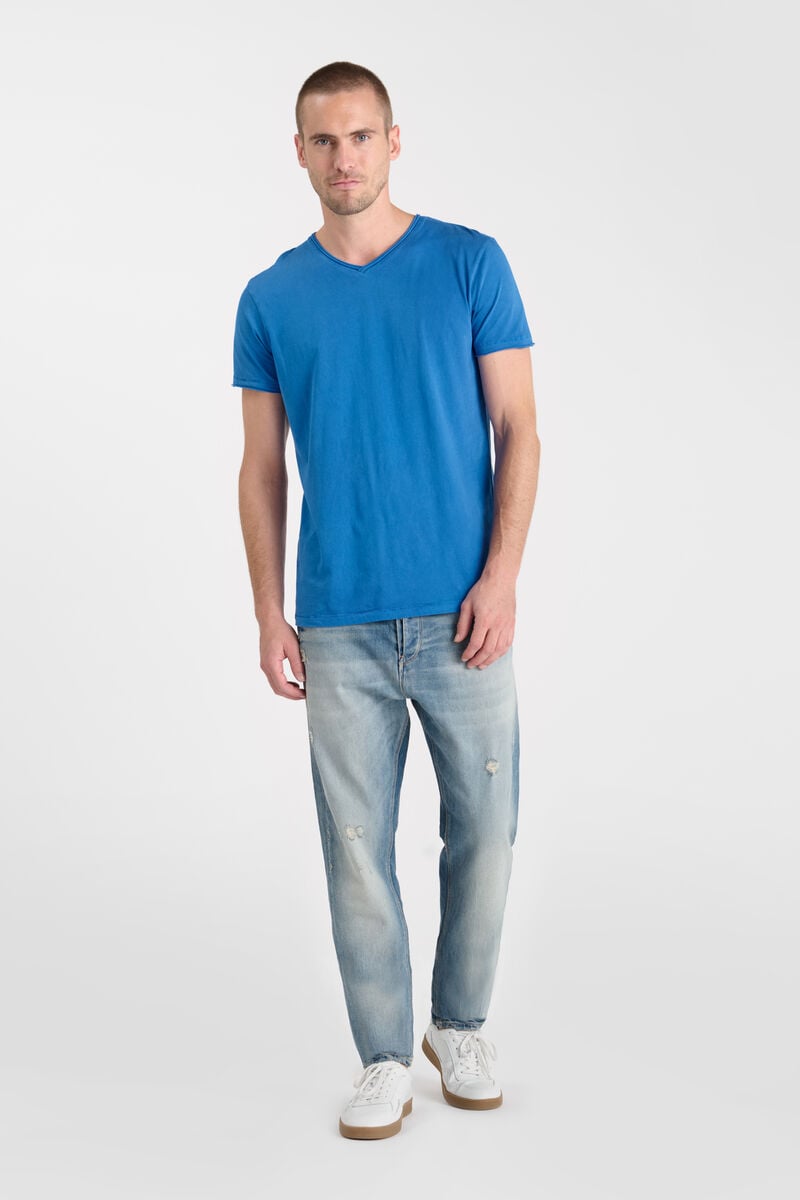 Tommy Badge T-shirt LE TEMPS DES CERISES Blue