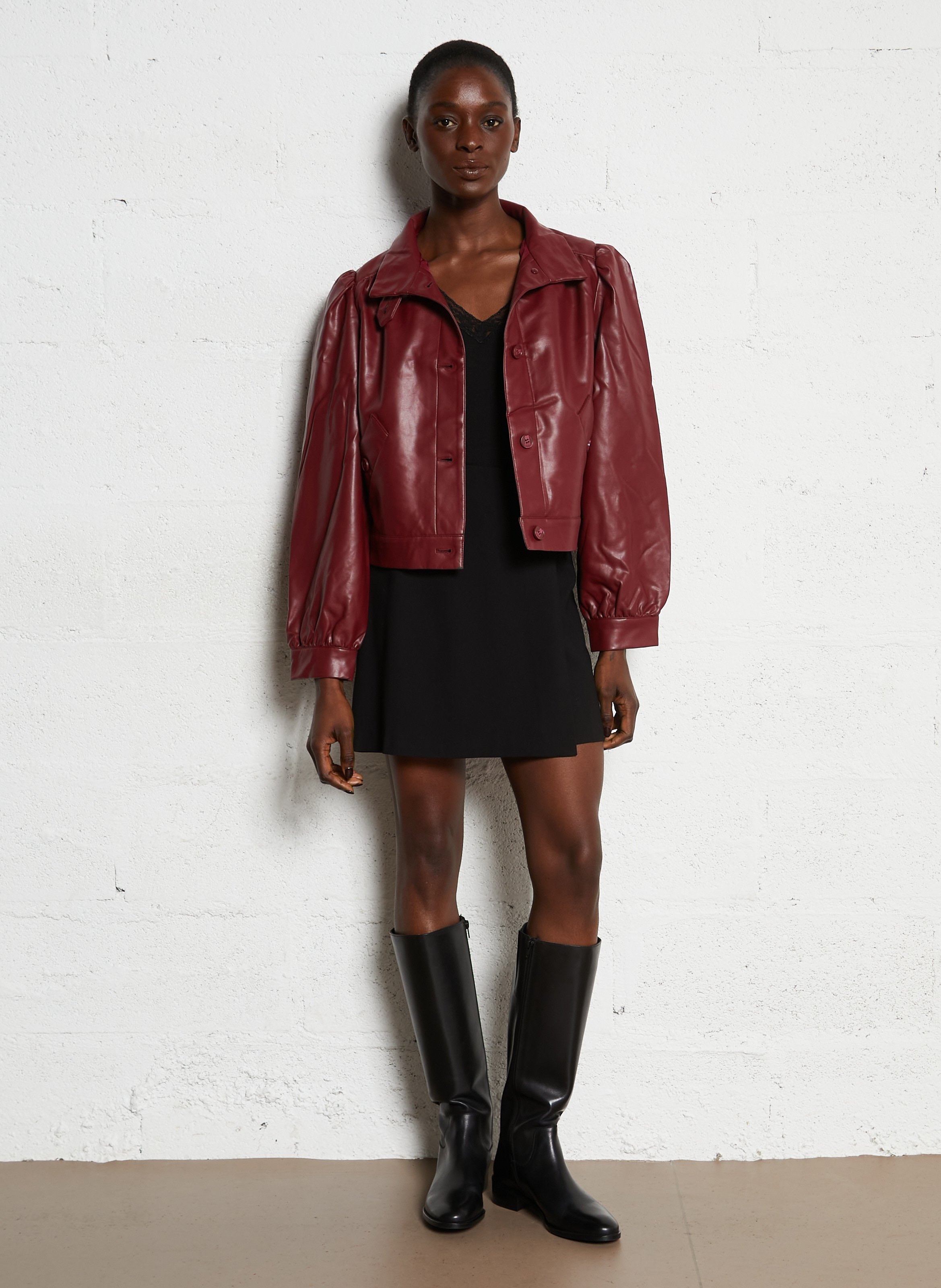 Ary leather boots BOCAGE Black