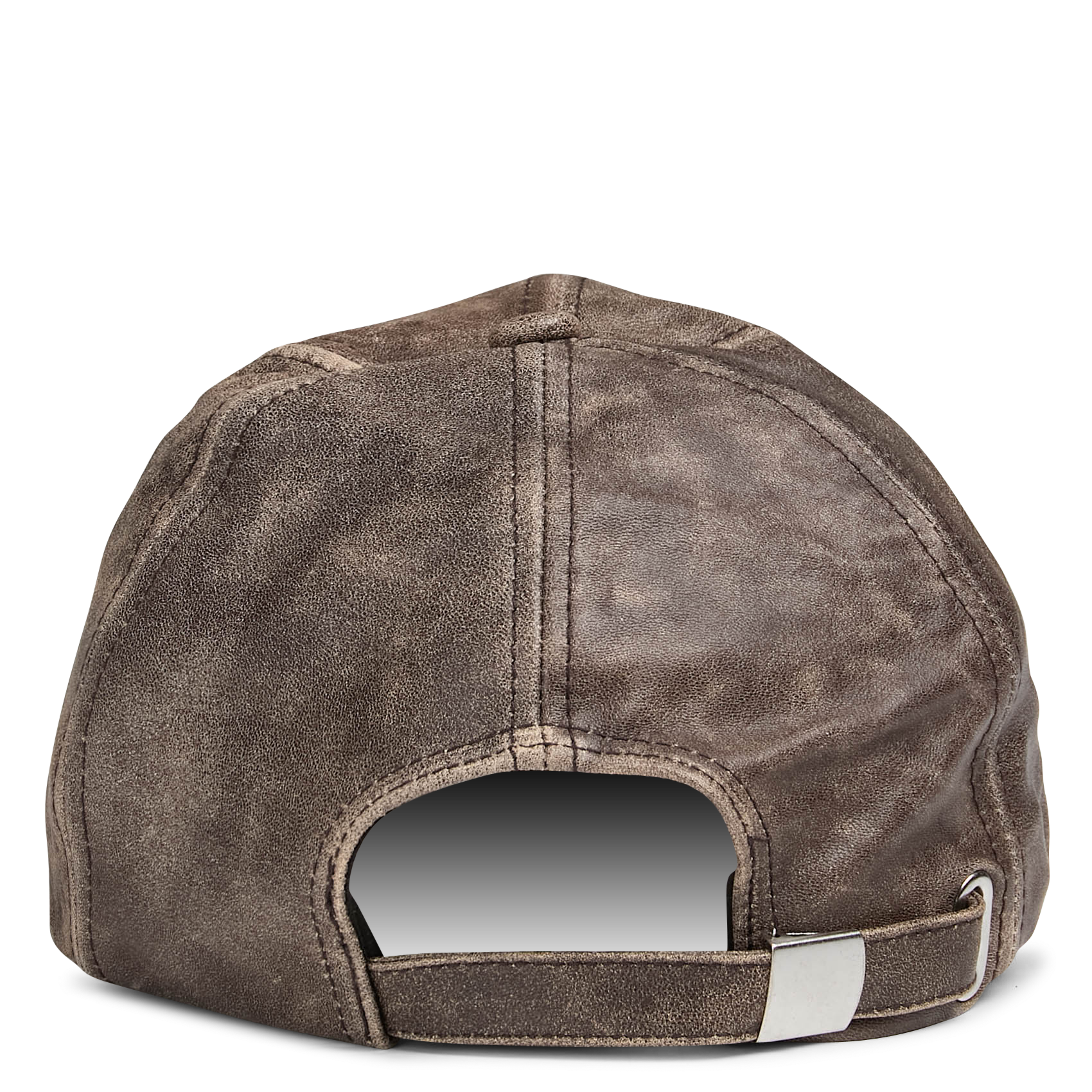 Leather cap IKKS Brown