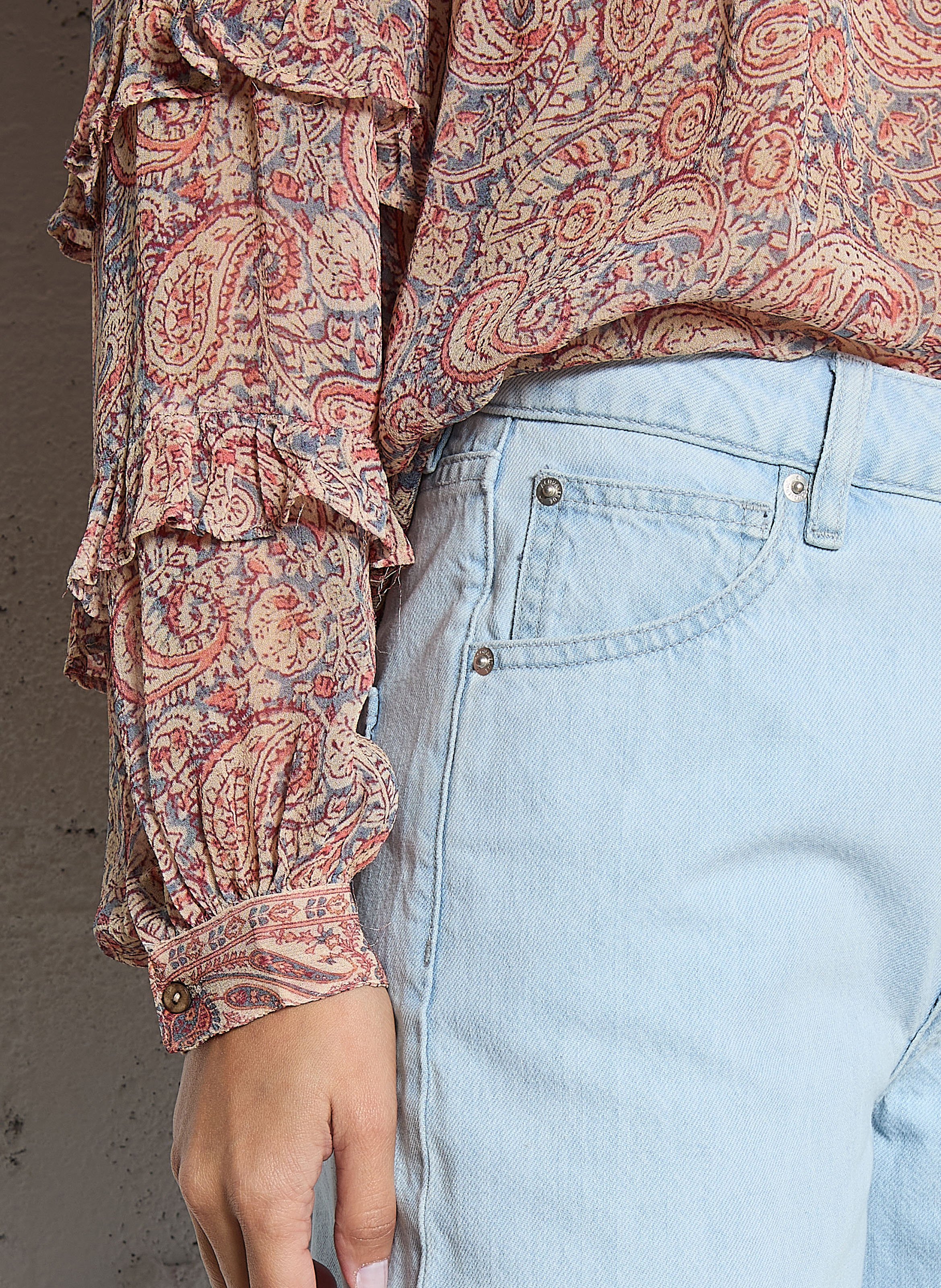 Cotton parka jacket Blue