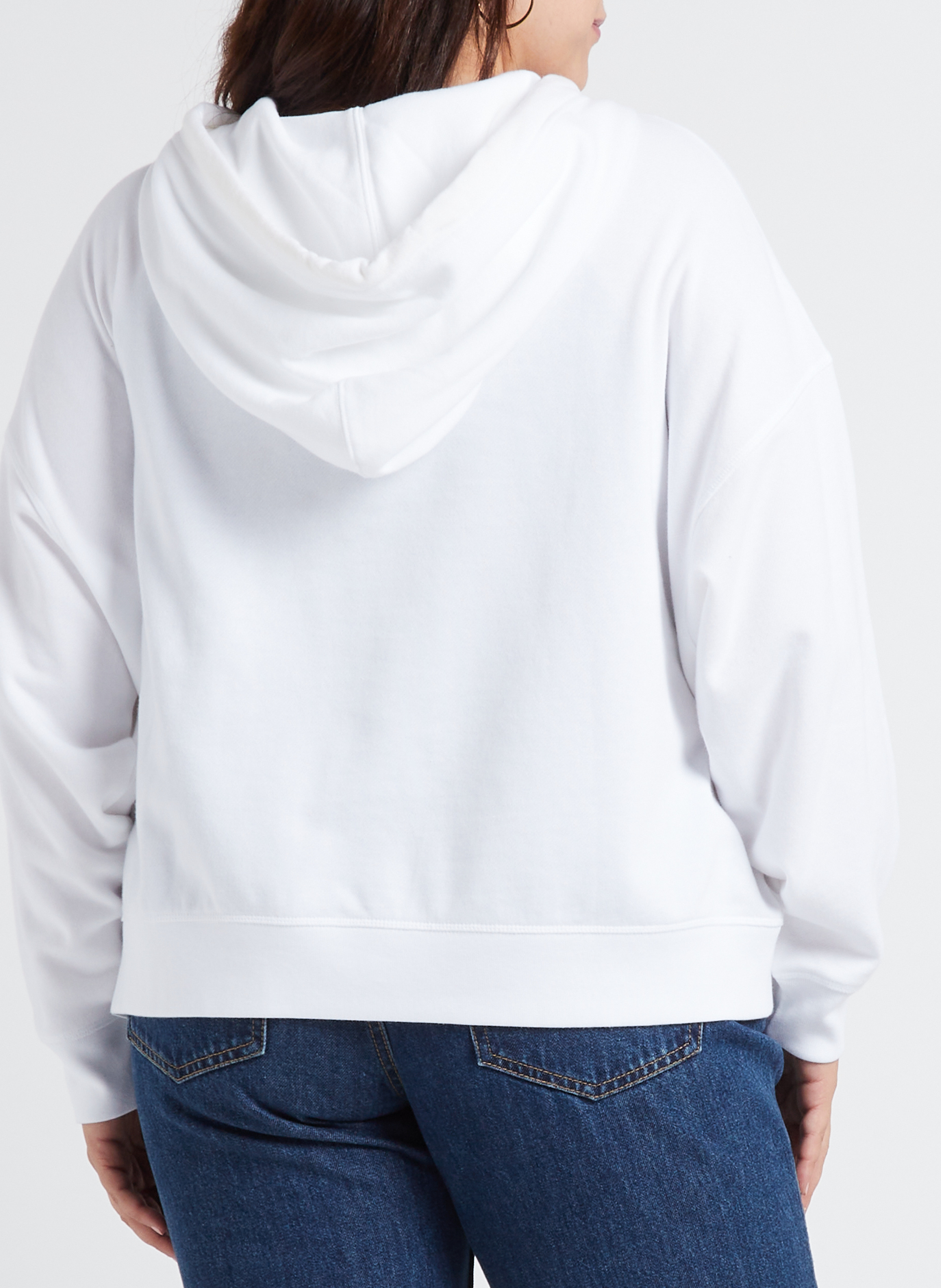 Sweater met zeefdruk | katoenblend LEVI'S Wit