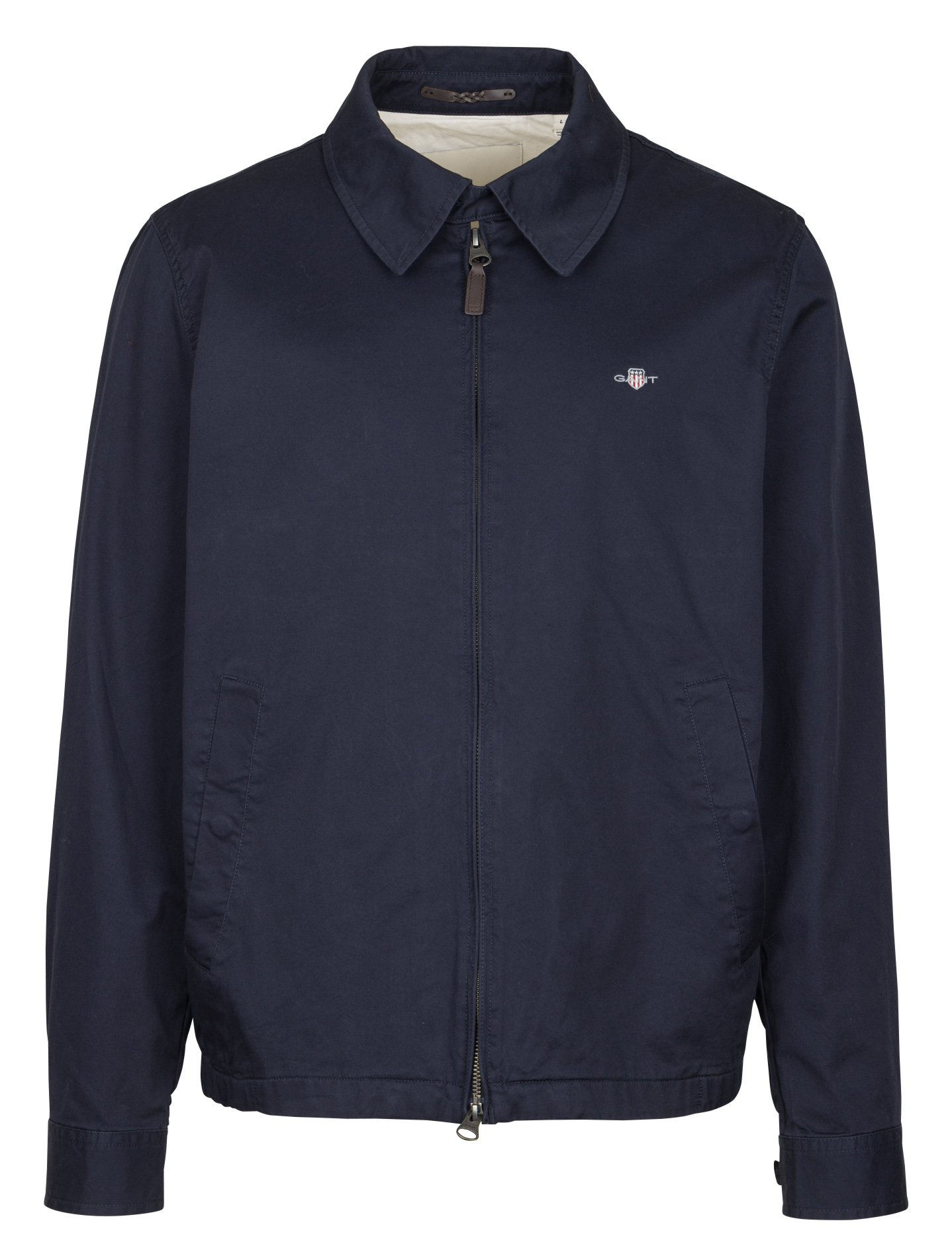 Straight classic co cotton bio jacket GANT Blue