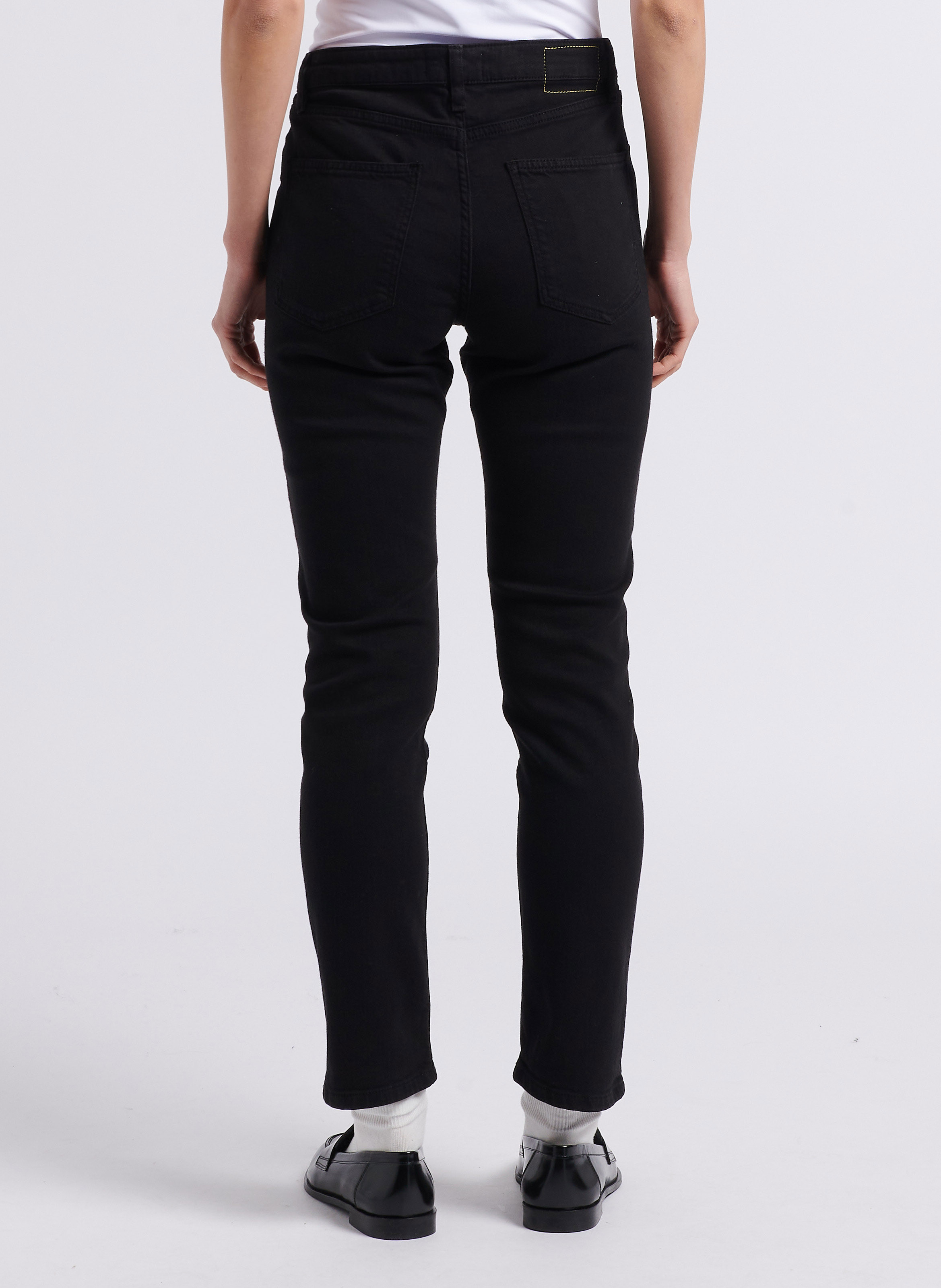 Slimfit-Jeans aus Baumwoll-Mix ACQUAVERDE Schwarz