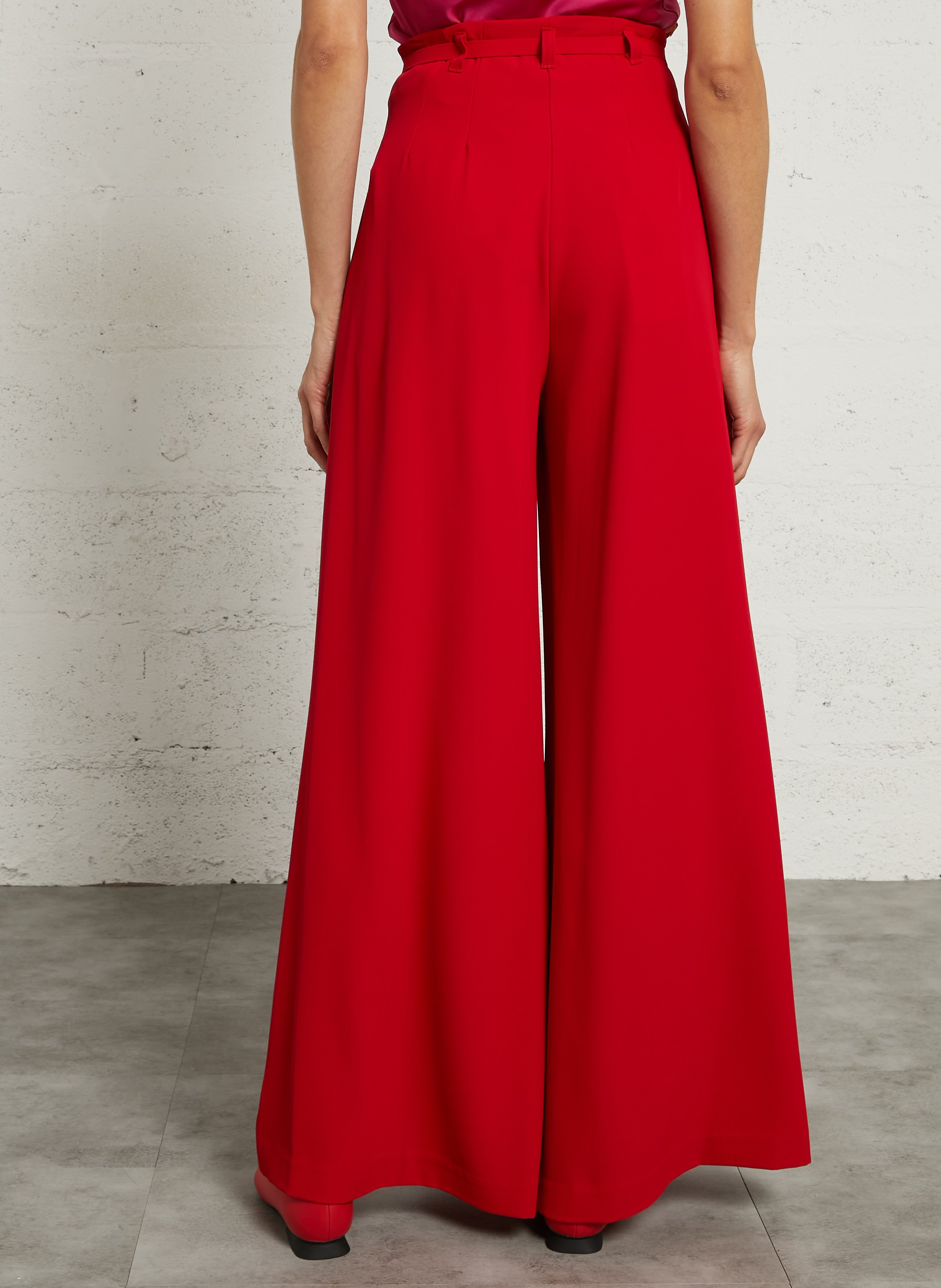 Wide trousers IMPERIAL Red