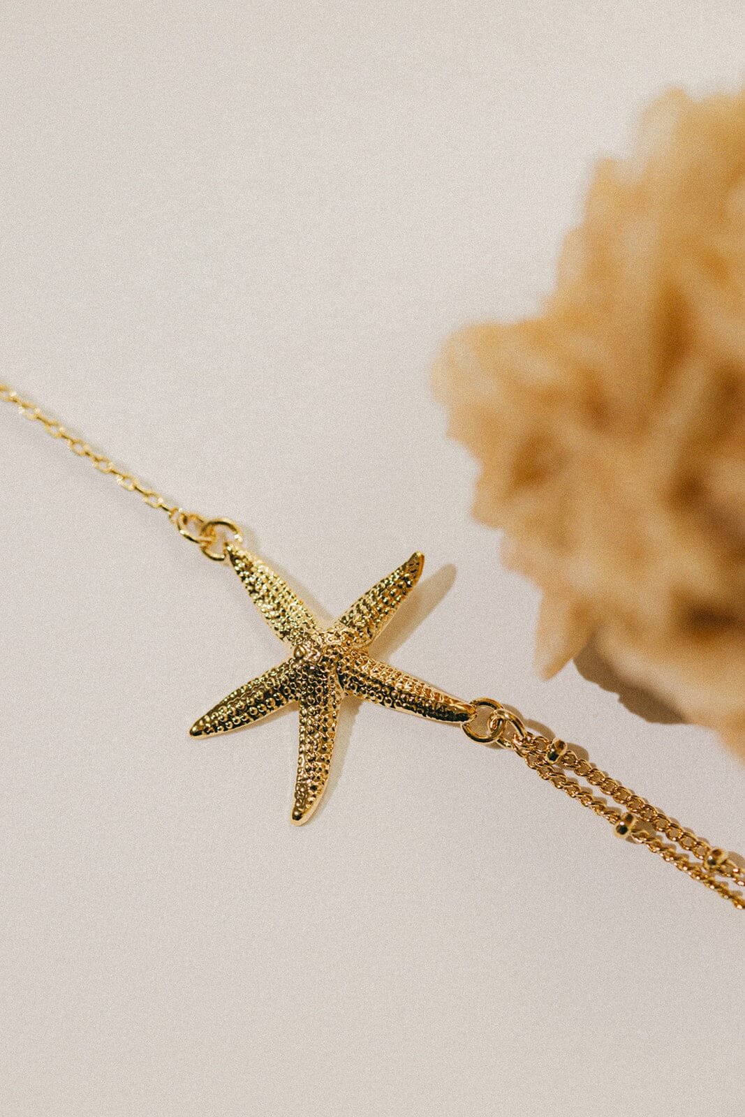Gold-plated star bracelet Golden