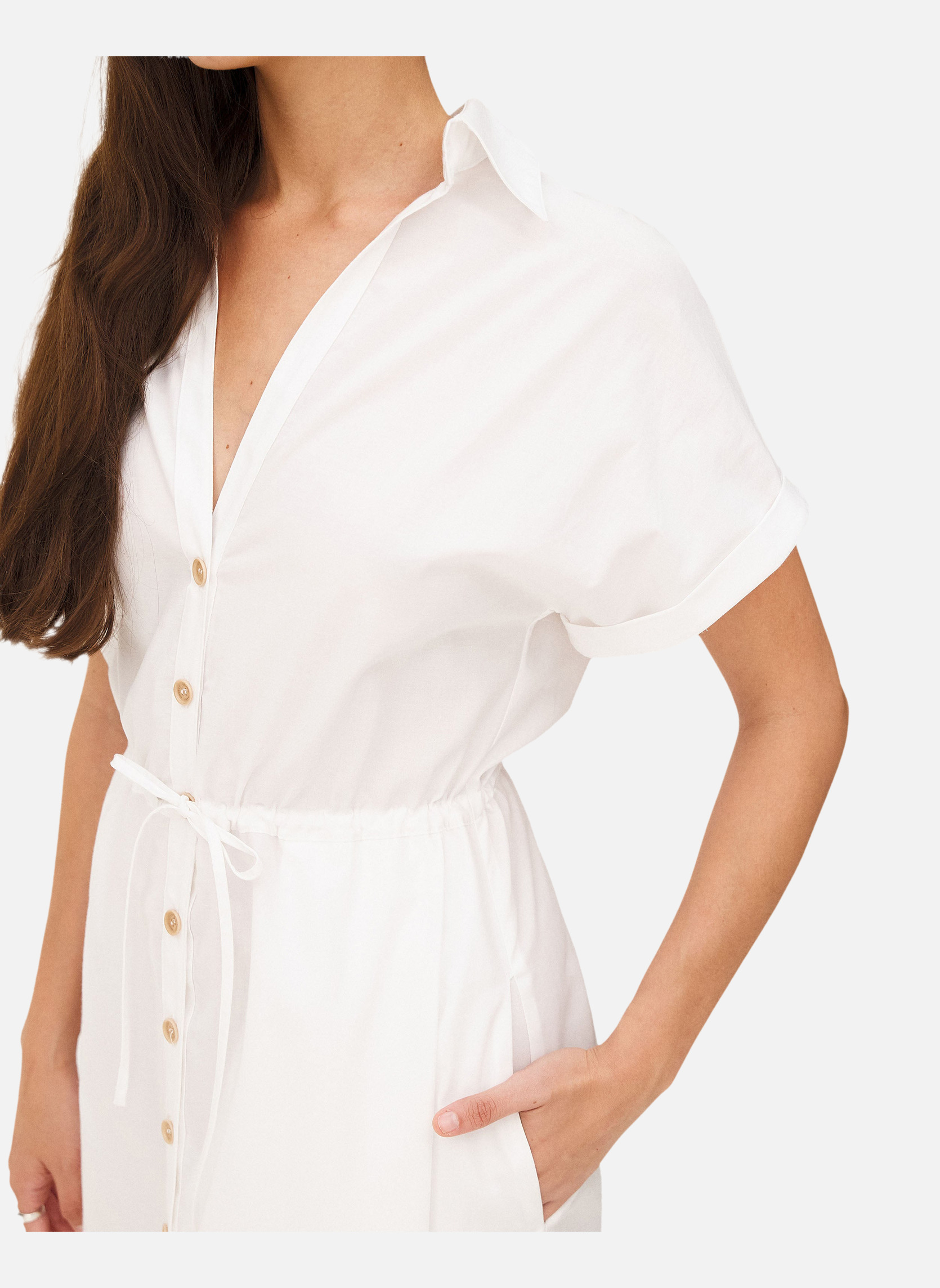 Shirt dress Noyoco White