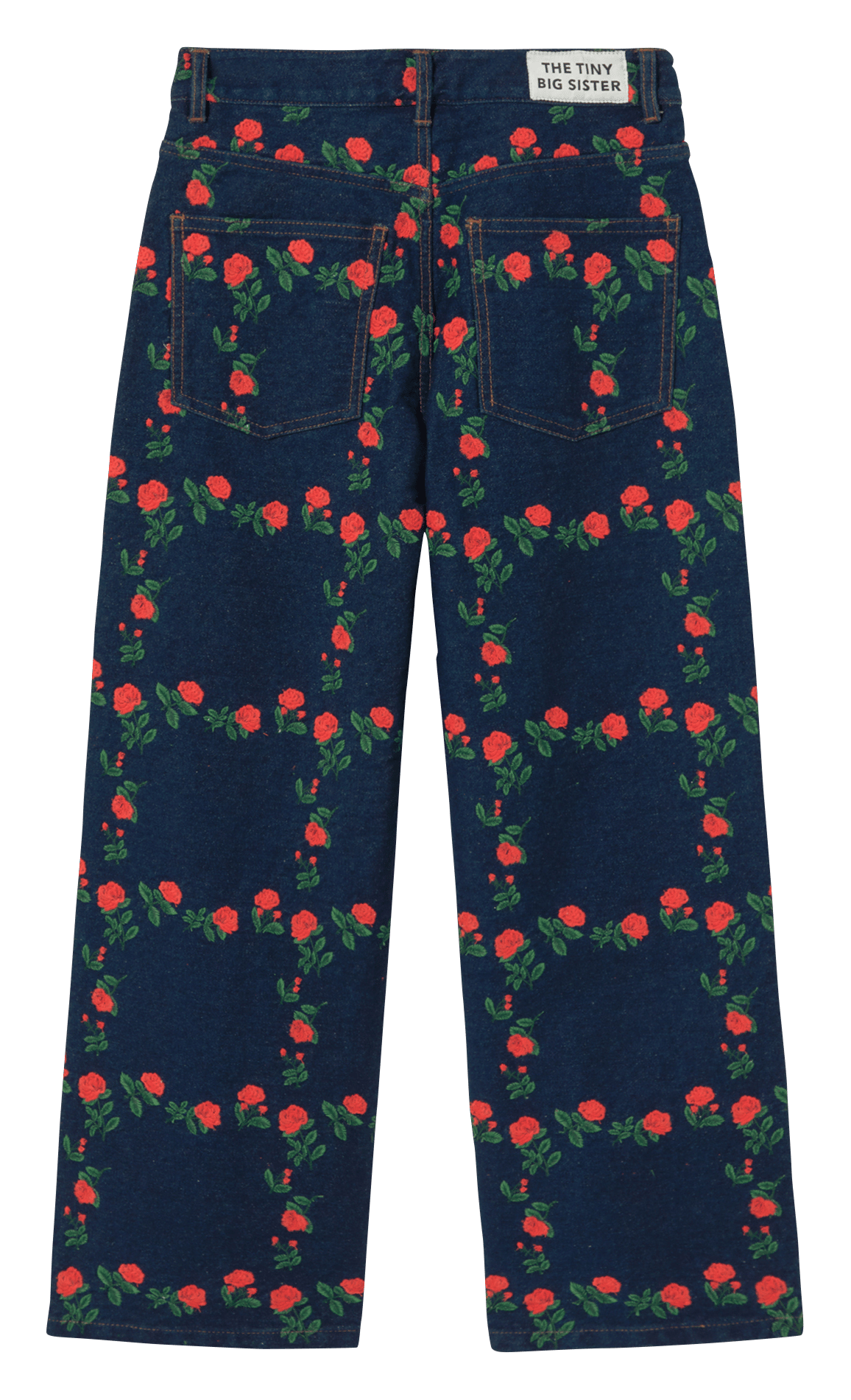 Weit geschnittene Jeans aus Baumwolle THE TINY BIG SISTER Mehrfarbig