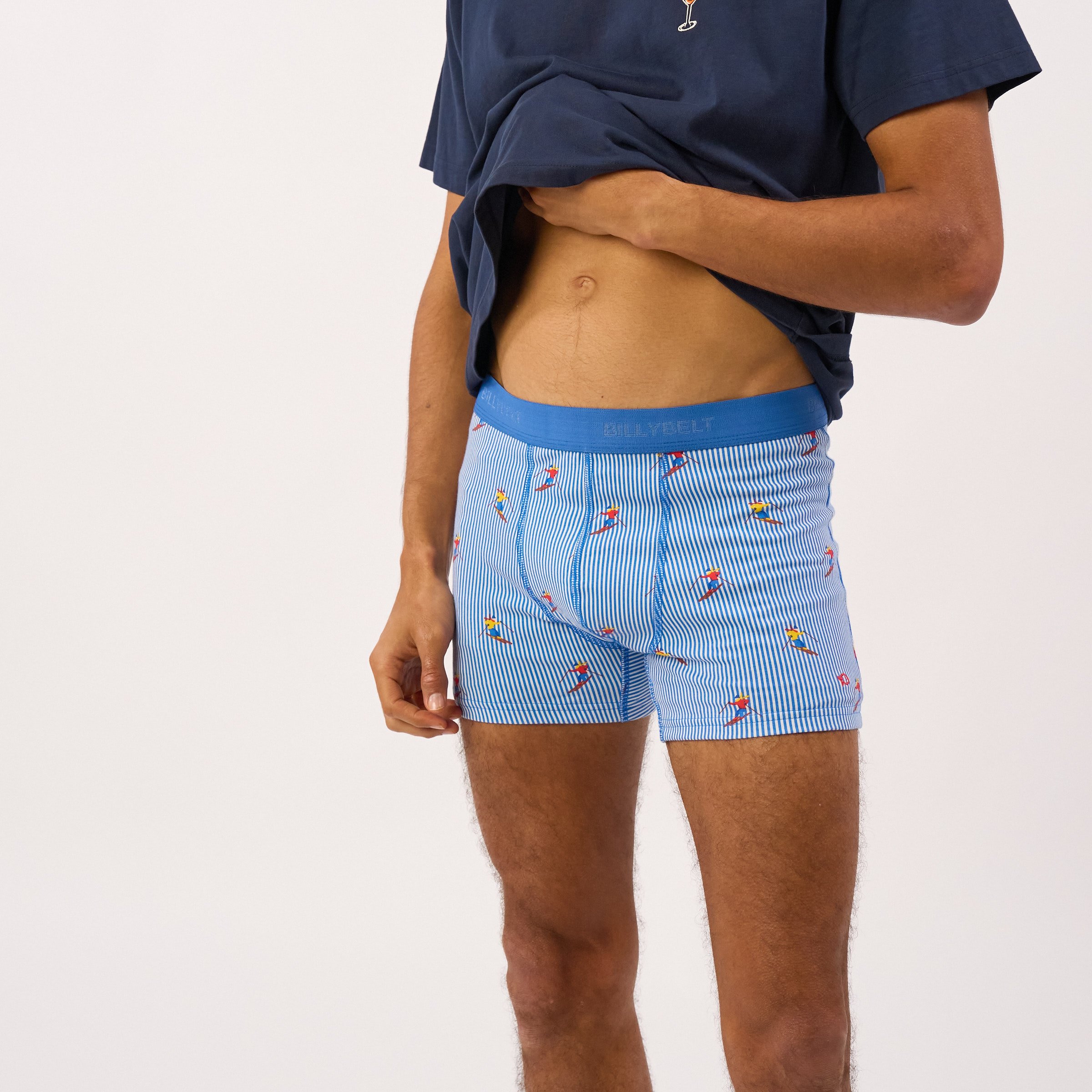 Organic cotton boxers BILLYBELT Blue