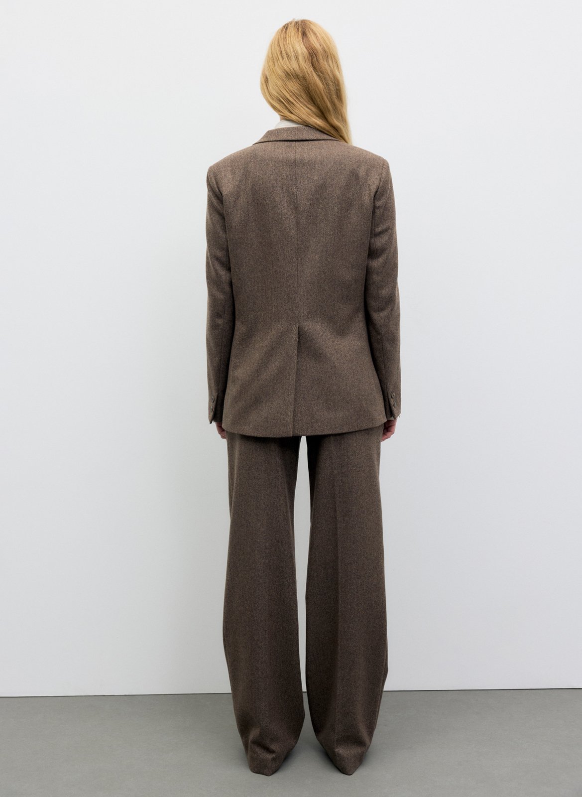 Wool-blend jacket with tailored collar GERARD DAREL Brown