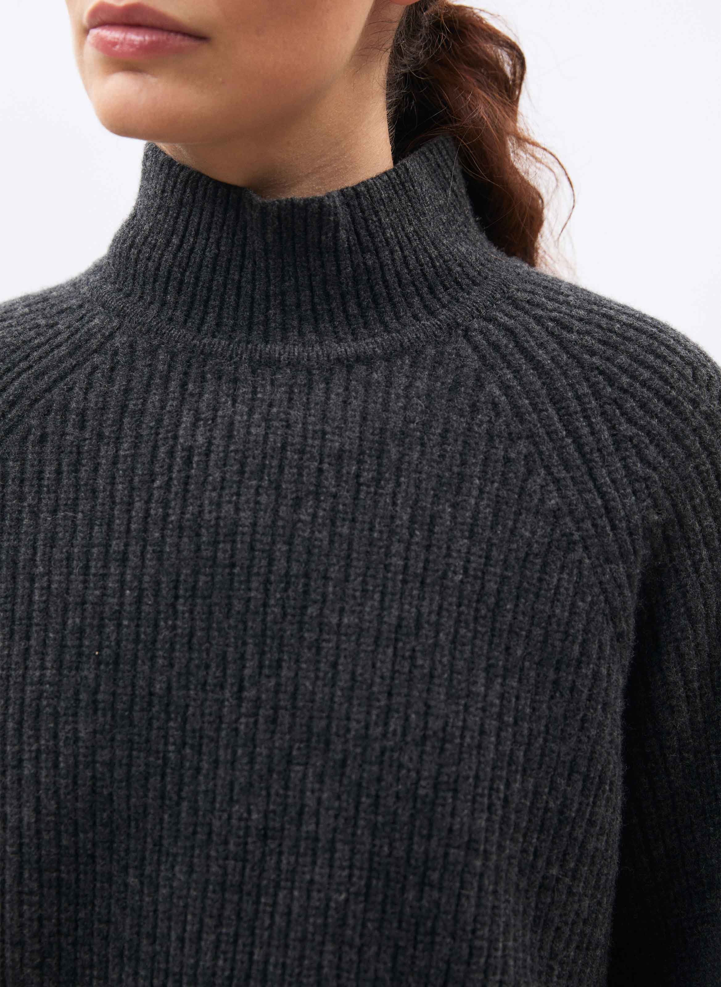 Oversized, wollen trui HUMILITY Grijs