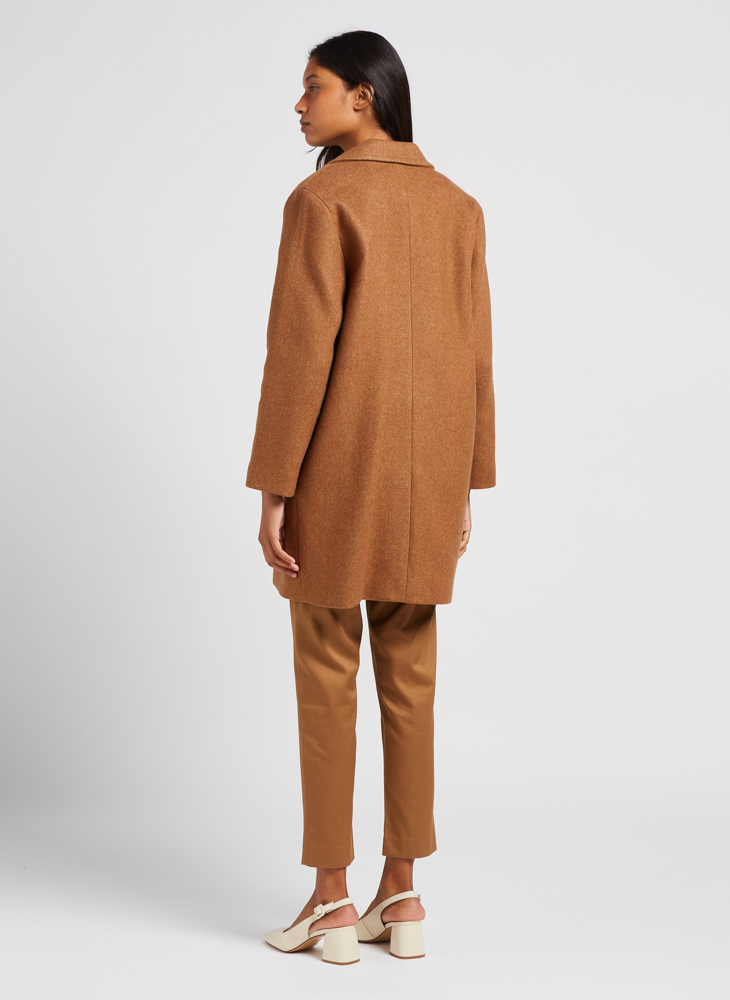 manteau camel maison 123